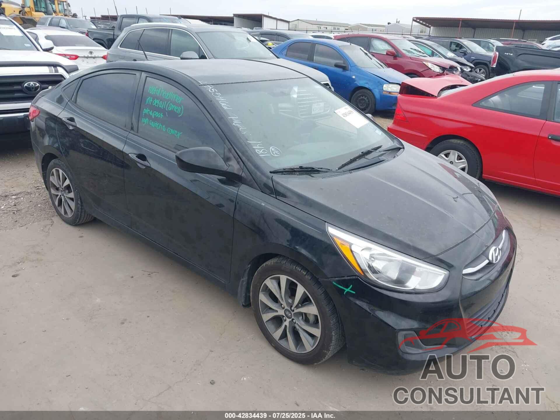 HYUNDAI ACCENT 2017 - KMHCT4AE0HU281481