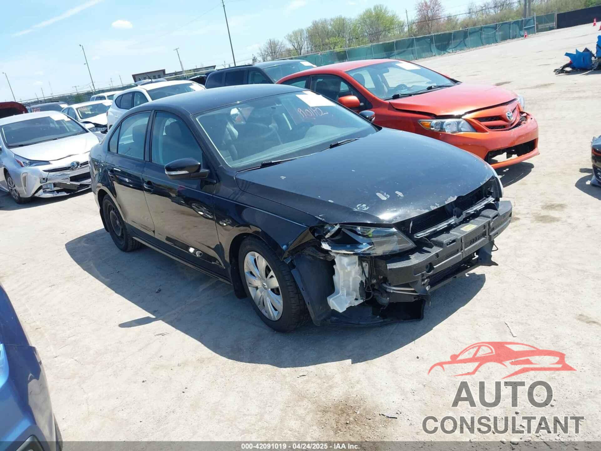 VOLKSWAGEN JETTA 2012 - 3VWDP7AJ2CM351066