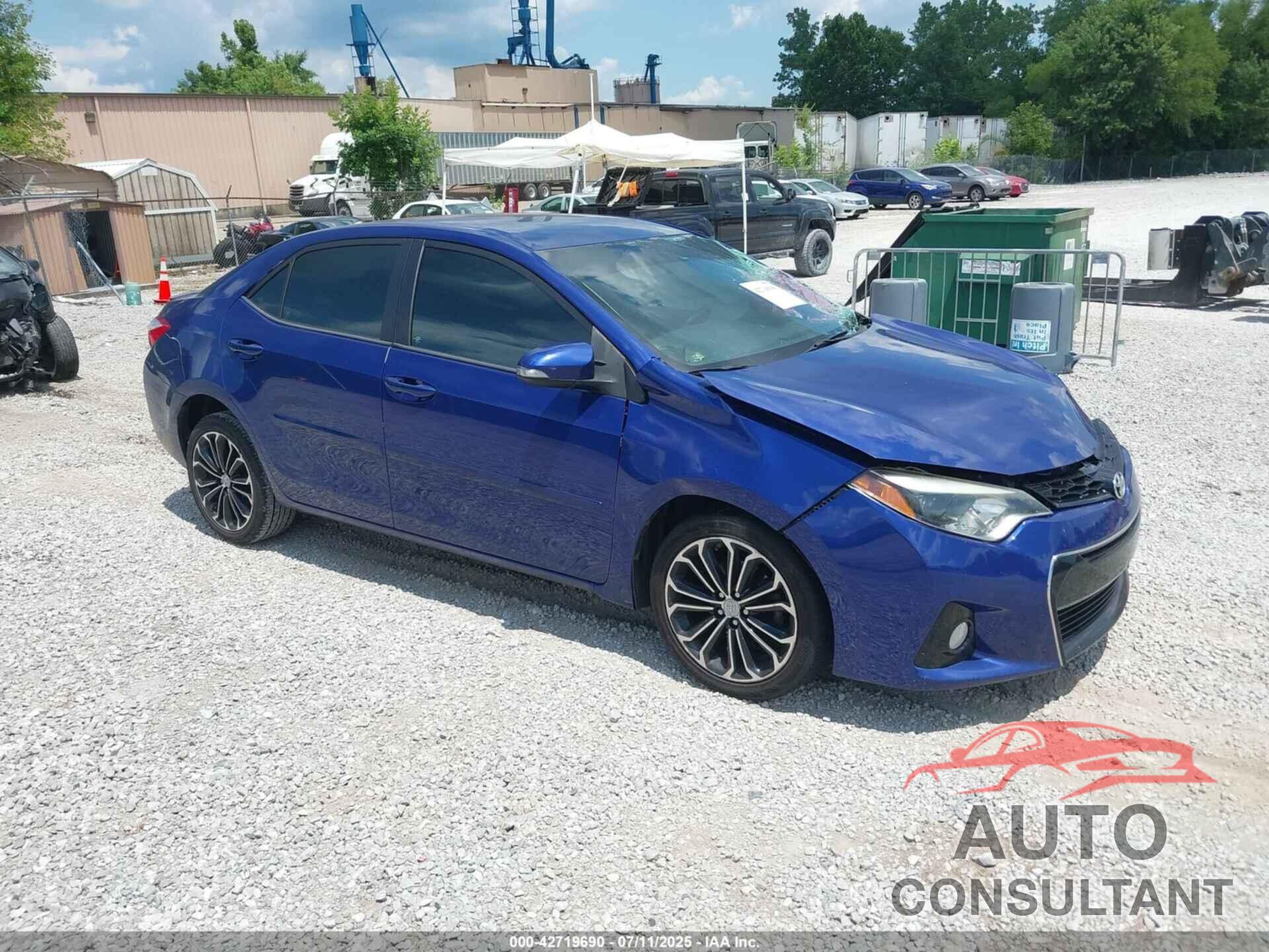 TOYOTA COROLLA 2016 - 5YFBURHE8GP538270
