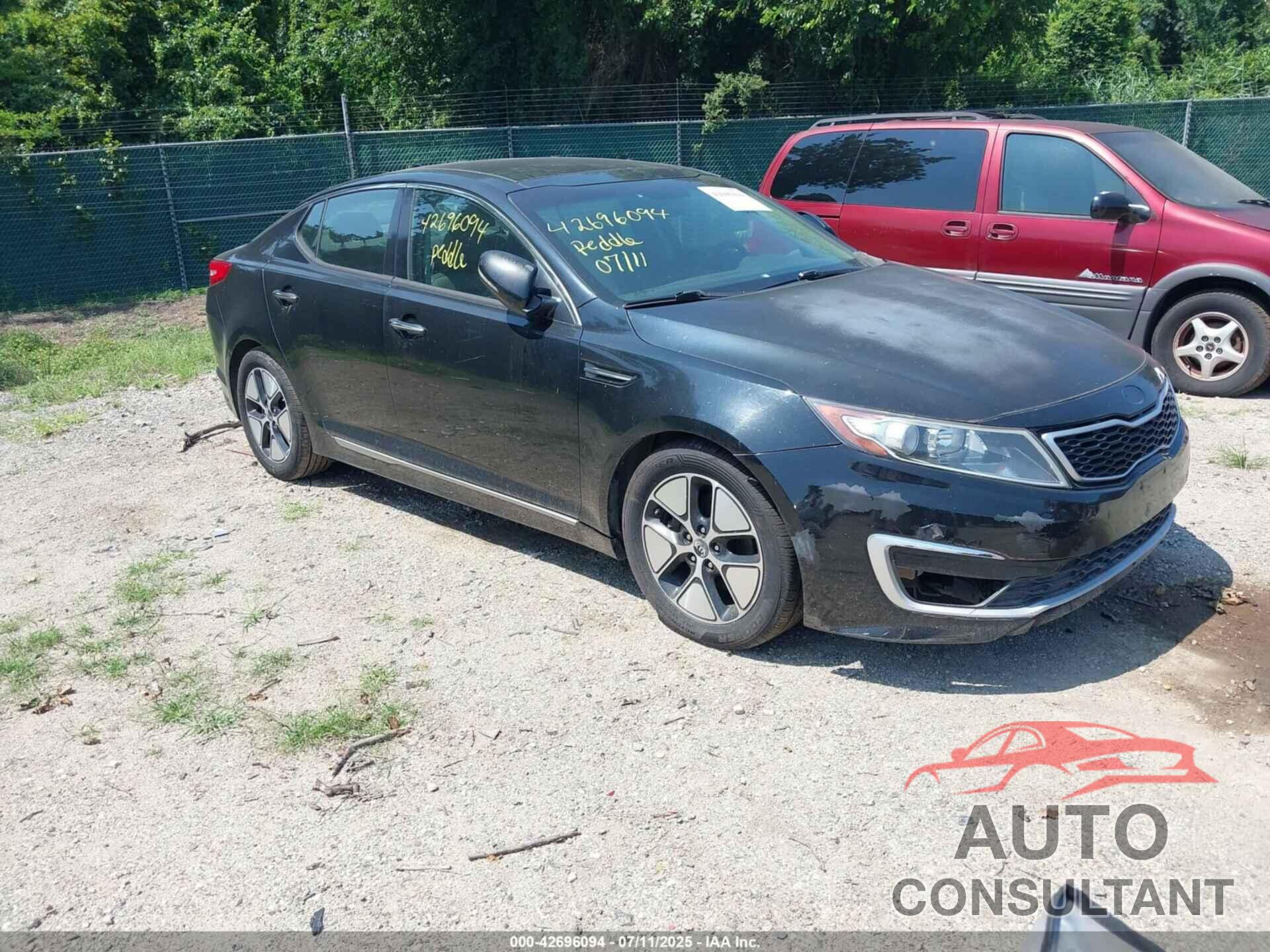KIA OPTIMA HYBRID 2012 - KNAGM4AD7C5013277