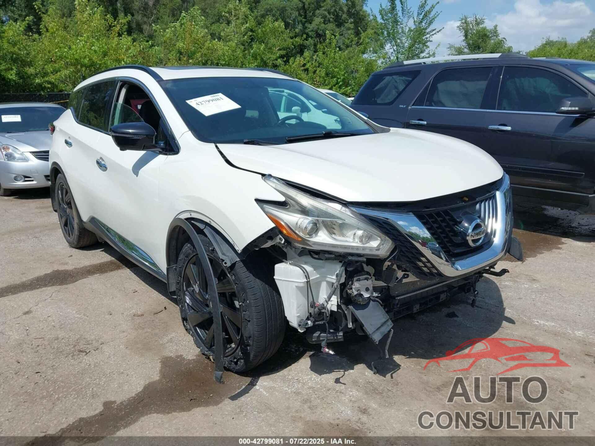 NISSAN MURANO 2017 - 5N1AZ2MH5HN142554