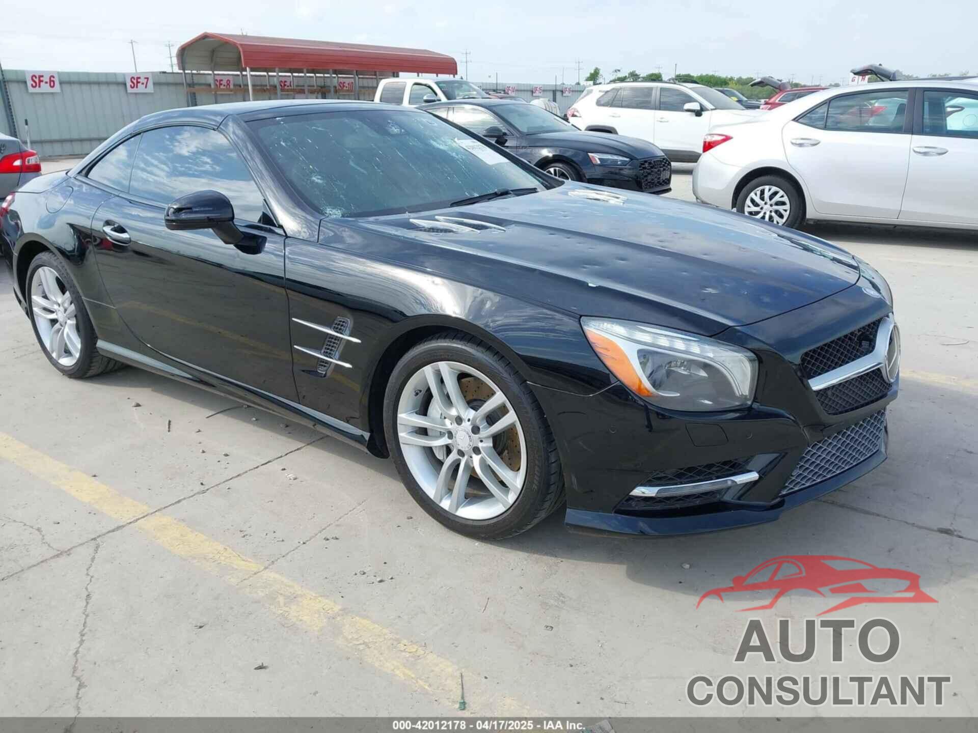 MERCEDES-BENZ SL 550 2013 - WDDJK7DA6DF012964