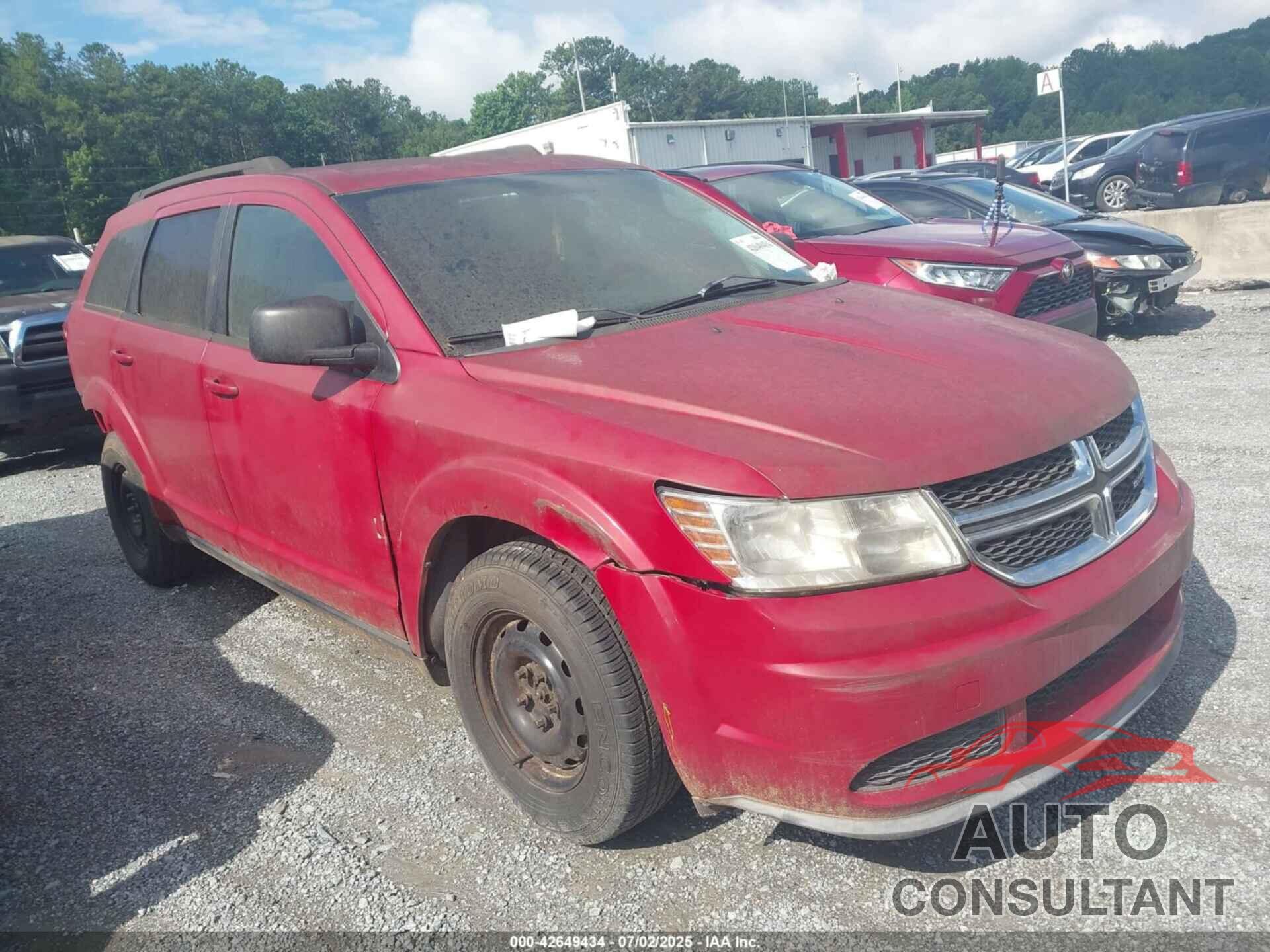 DODGE JOURNEY 2012 - 3C4PDCAB6CT239564