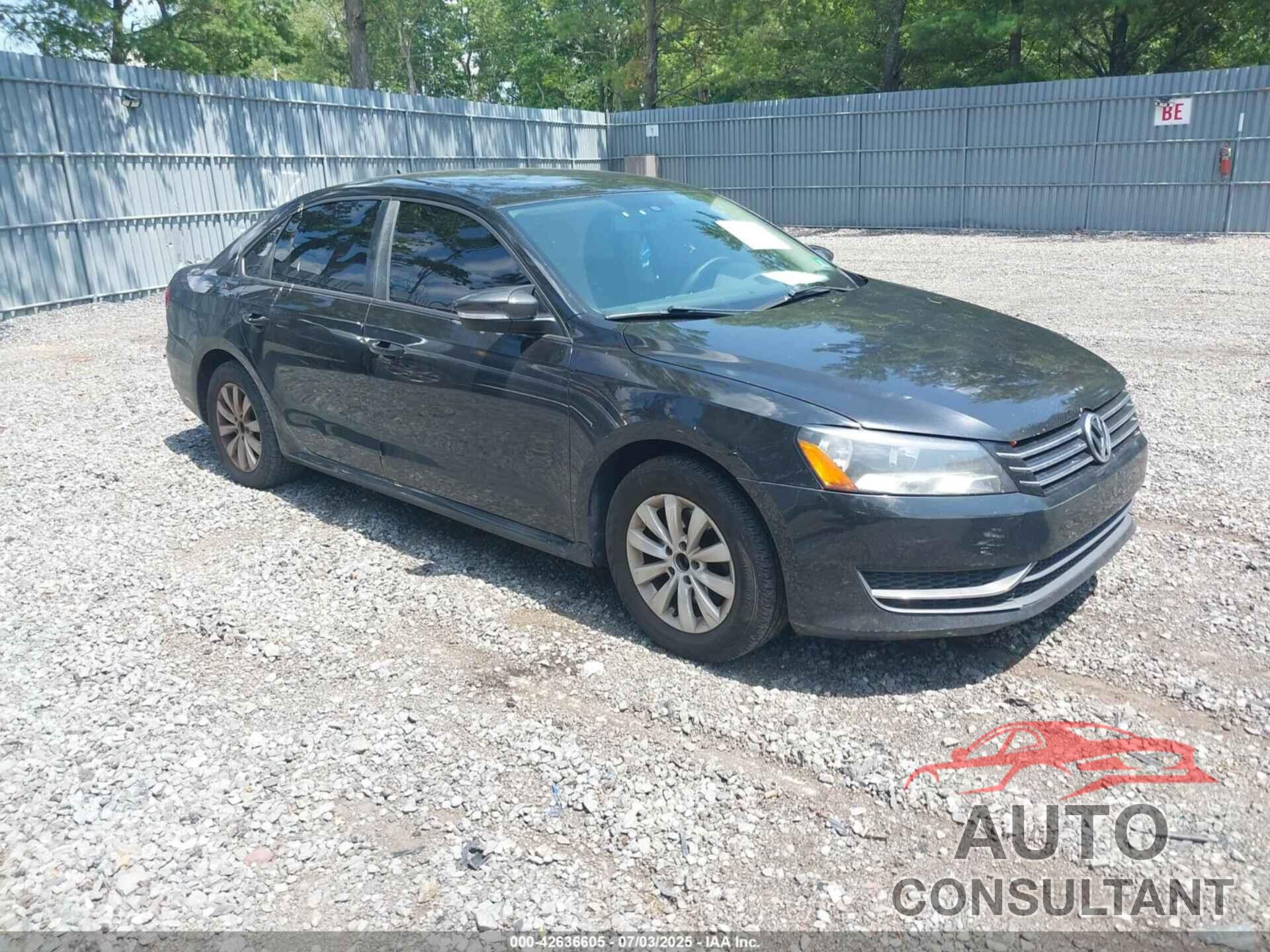VOLKSWAGEN PASSAT 2012 - 1VWAP7A38CC071304