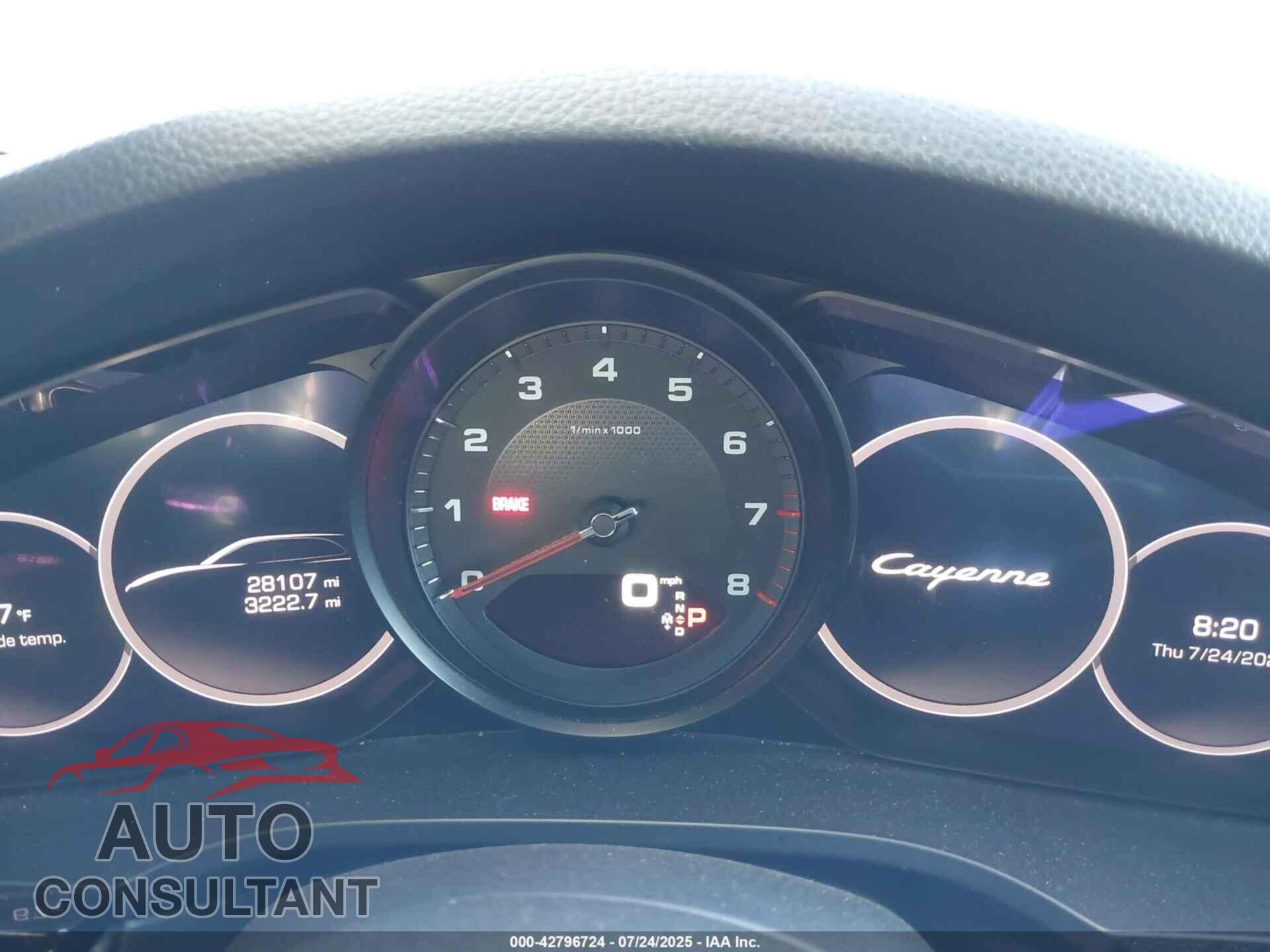 PORSCHE CAYENNE 2019 - WP1AA2AY9KDA07072
