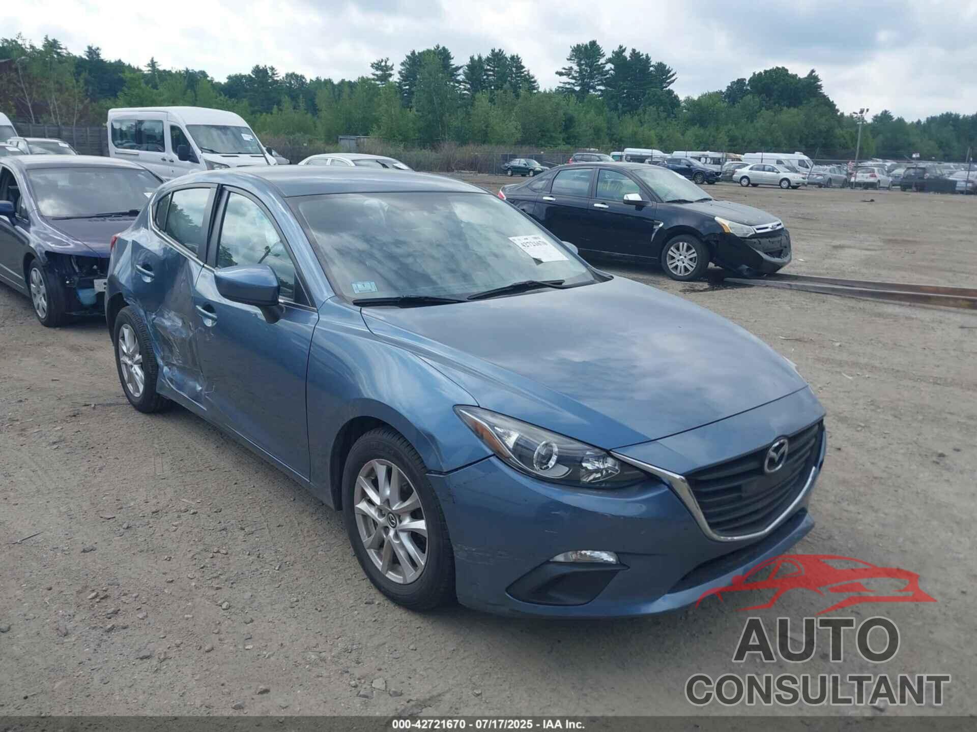 MAZDA MAZDA3 2014 - JM1BM1L76E1171686