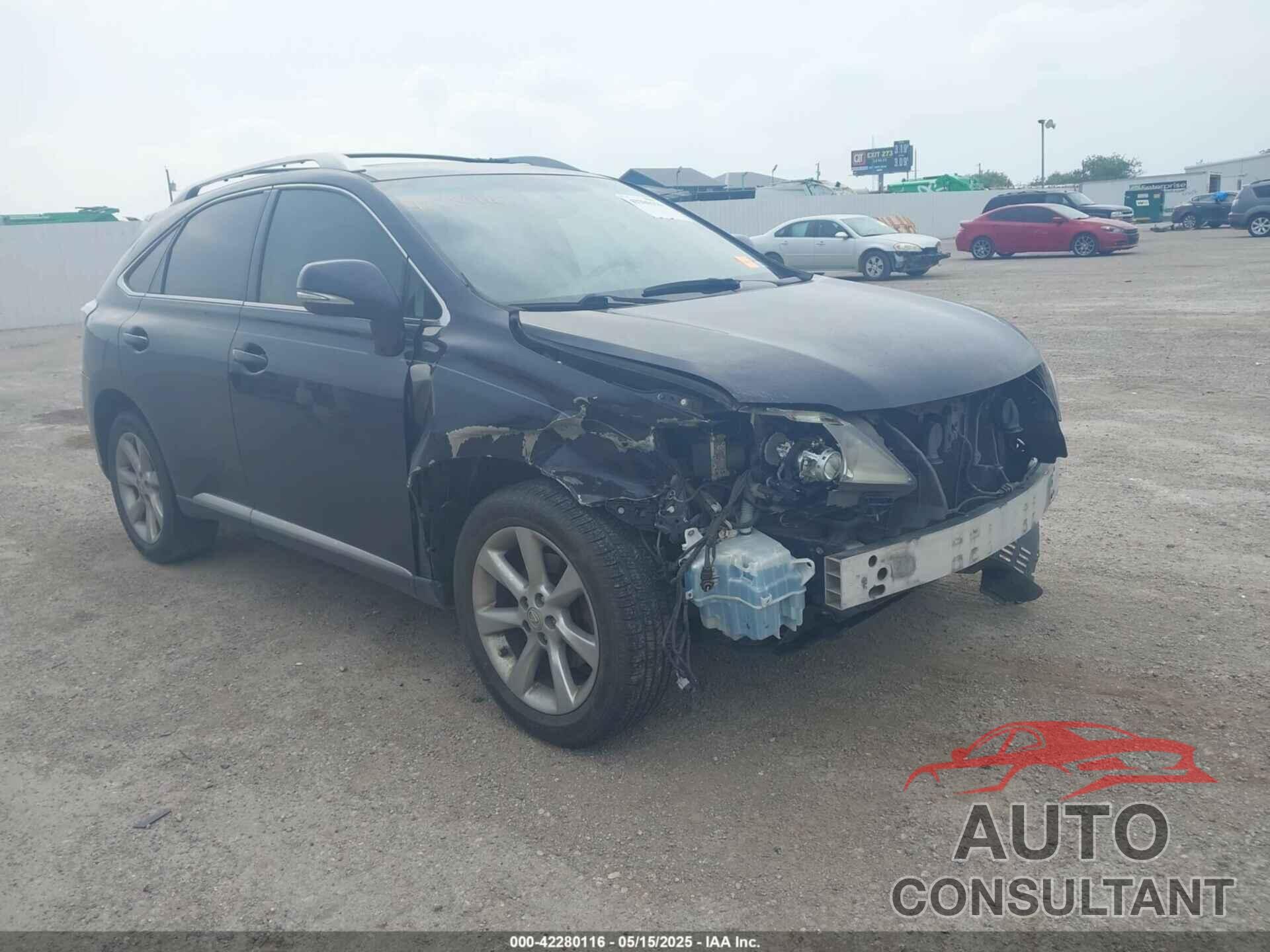 LEXUS RX 350 2010 - JTJZK1BA5A2406114