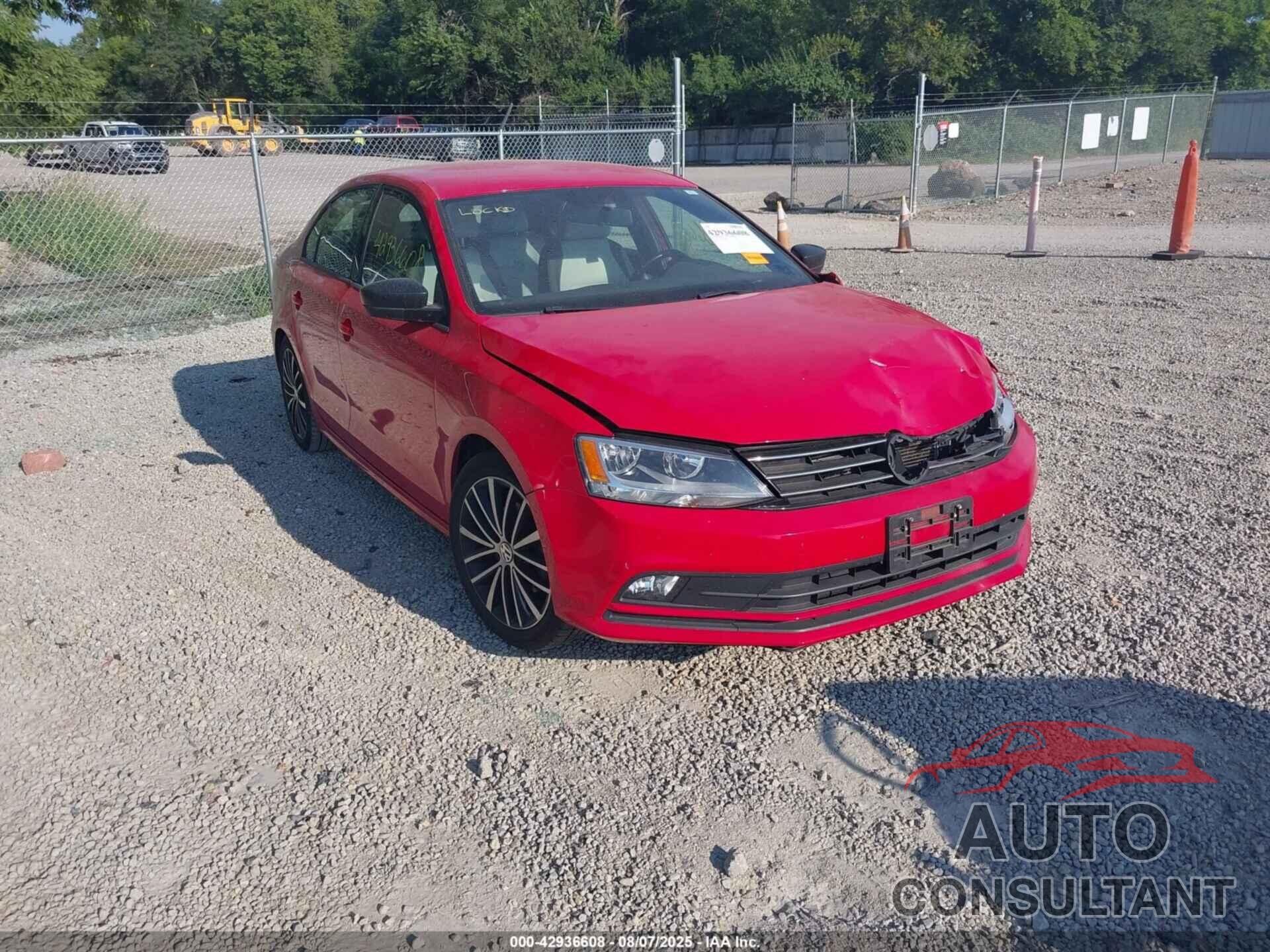 VOLKSWAGEN JETTA 2016 - 3VWD17AJ3GM286431
