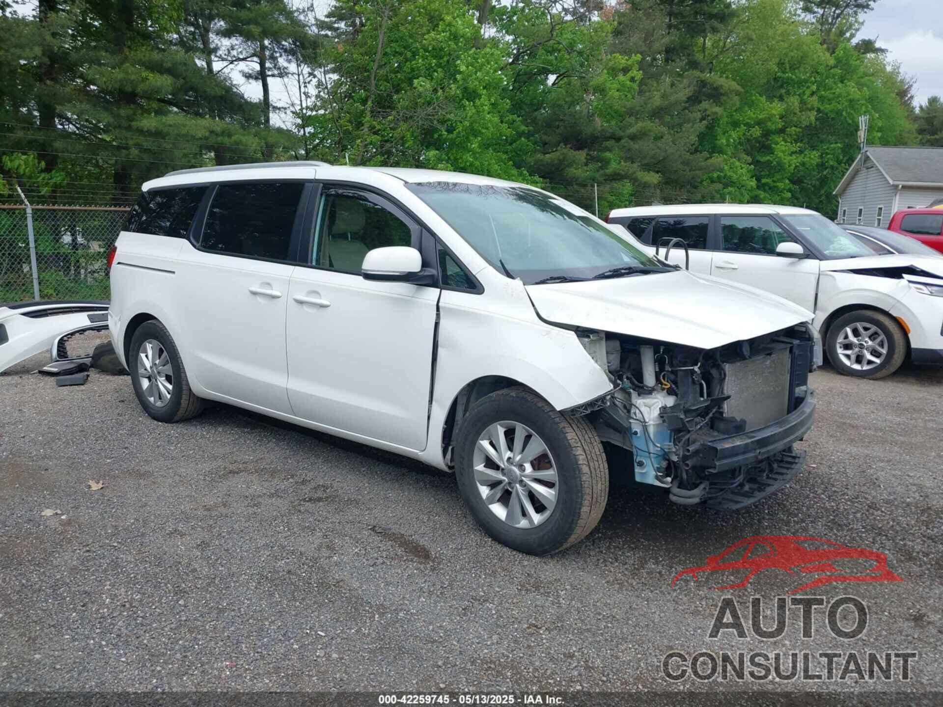 KIA SEDONA 2016 - KNDMB5C1XG6164456