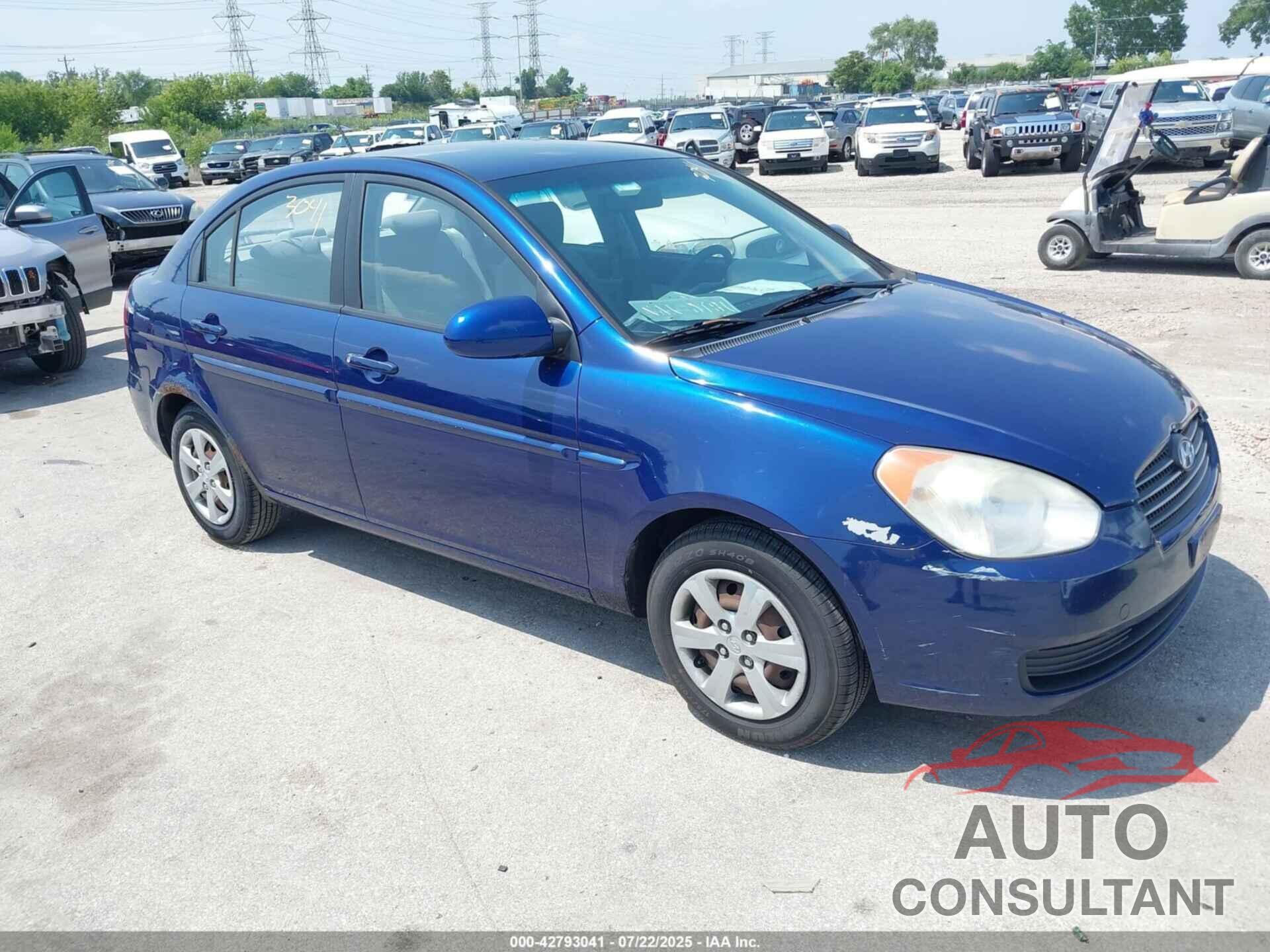 HYUNDAI ACCENT 2009 - KMHCN46C69U335885