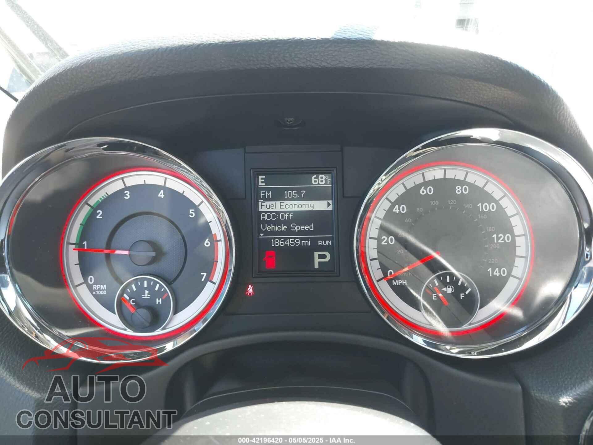 DODGE DURANGO 2012 - 1C4SDJET7CC286082
