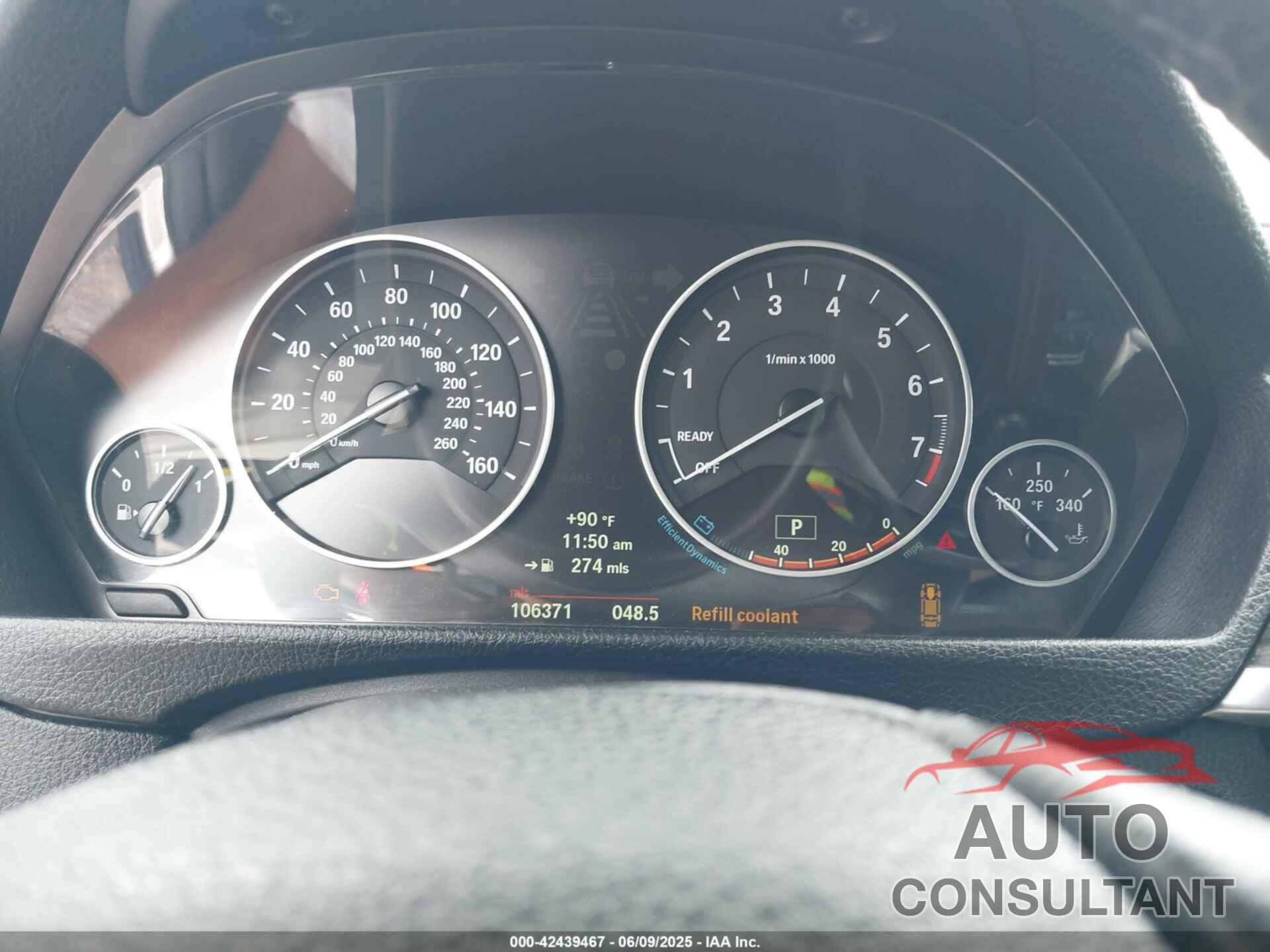 BMW 335I 2012 - WBA3A9G59CNN67442