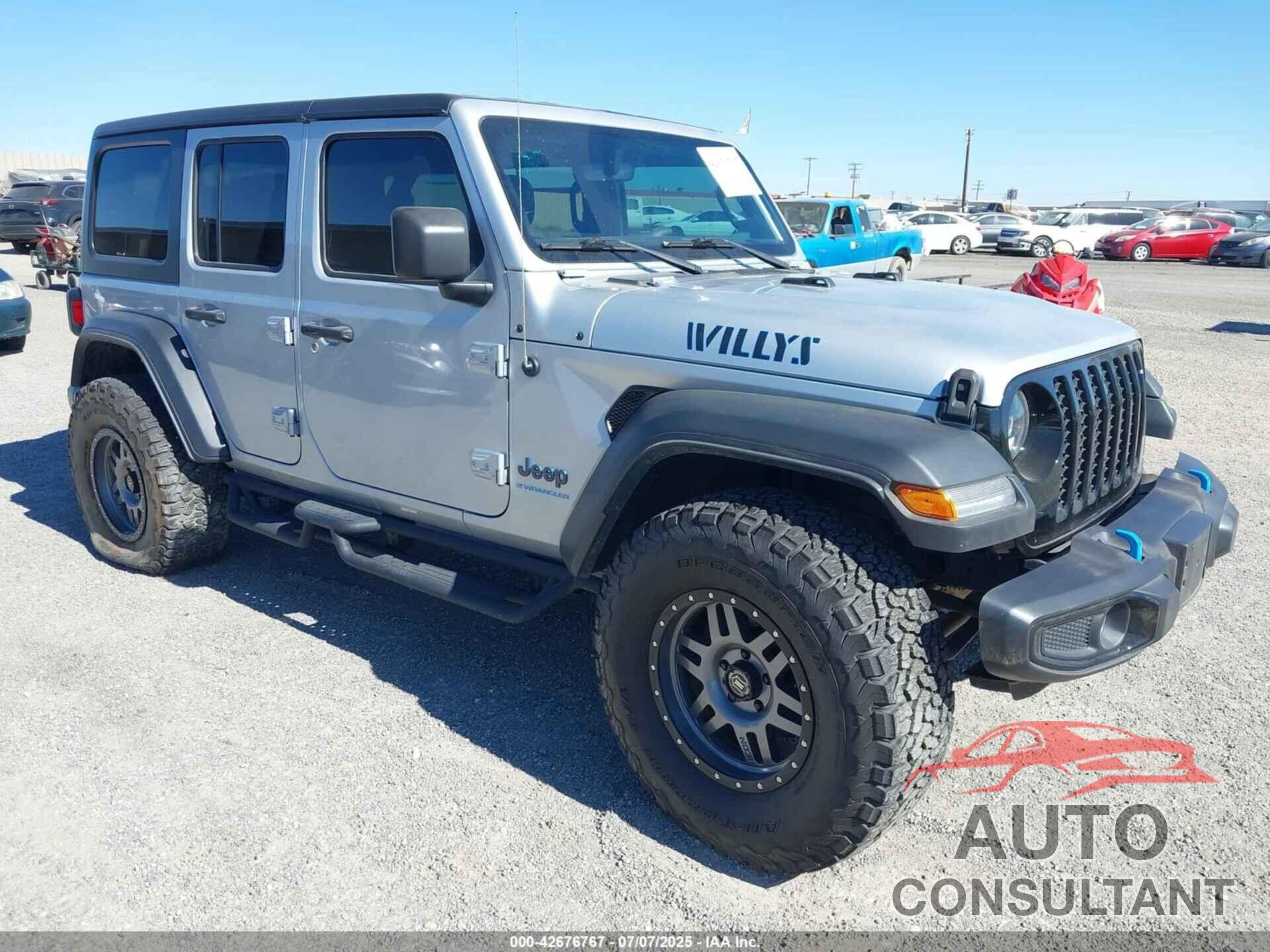 JEEP WRANGLER 4XE 2023 - 1C4JJXN6XPW685316