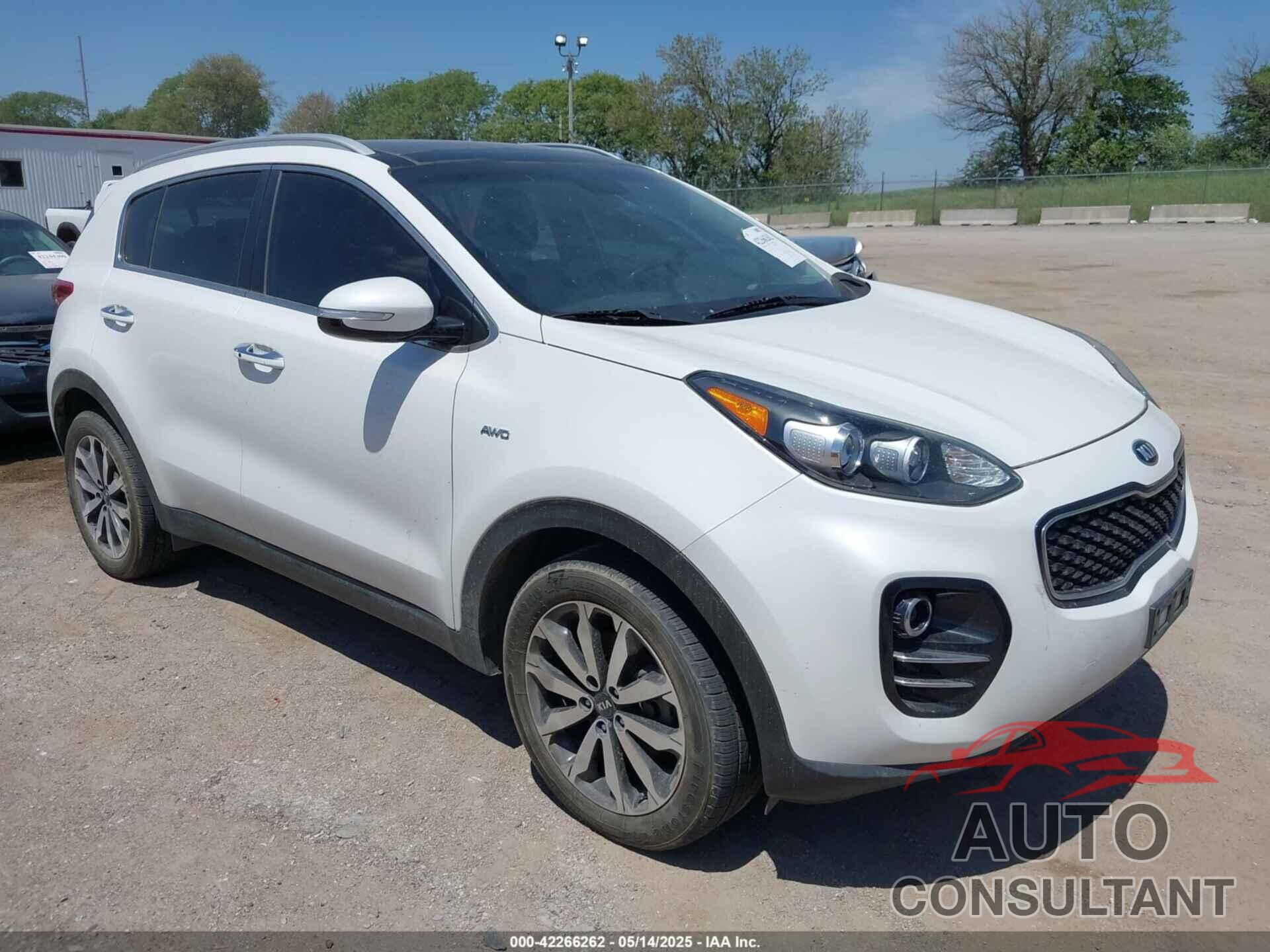 KIA SPORTAGE 2017 - KNDPNCAC8H7059438