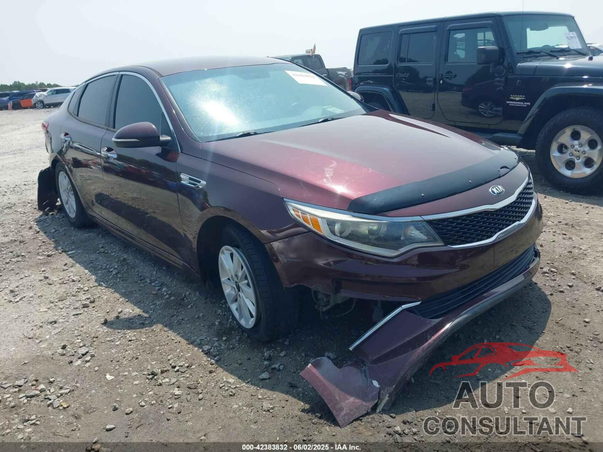 KIA OPTIMA 2016 - 5XXGT4L36GG115293