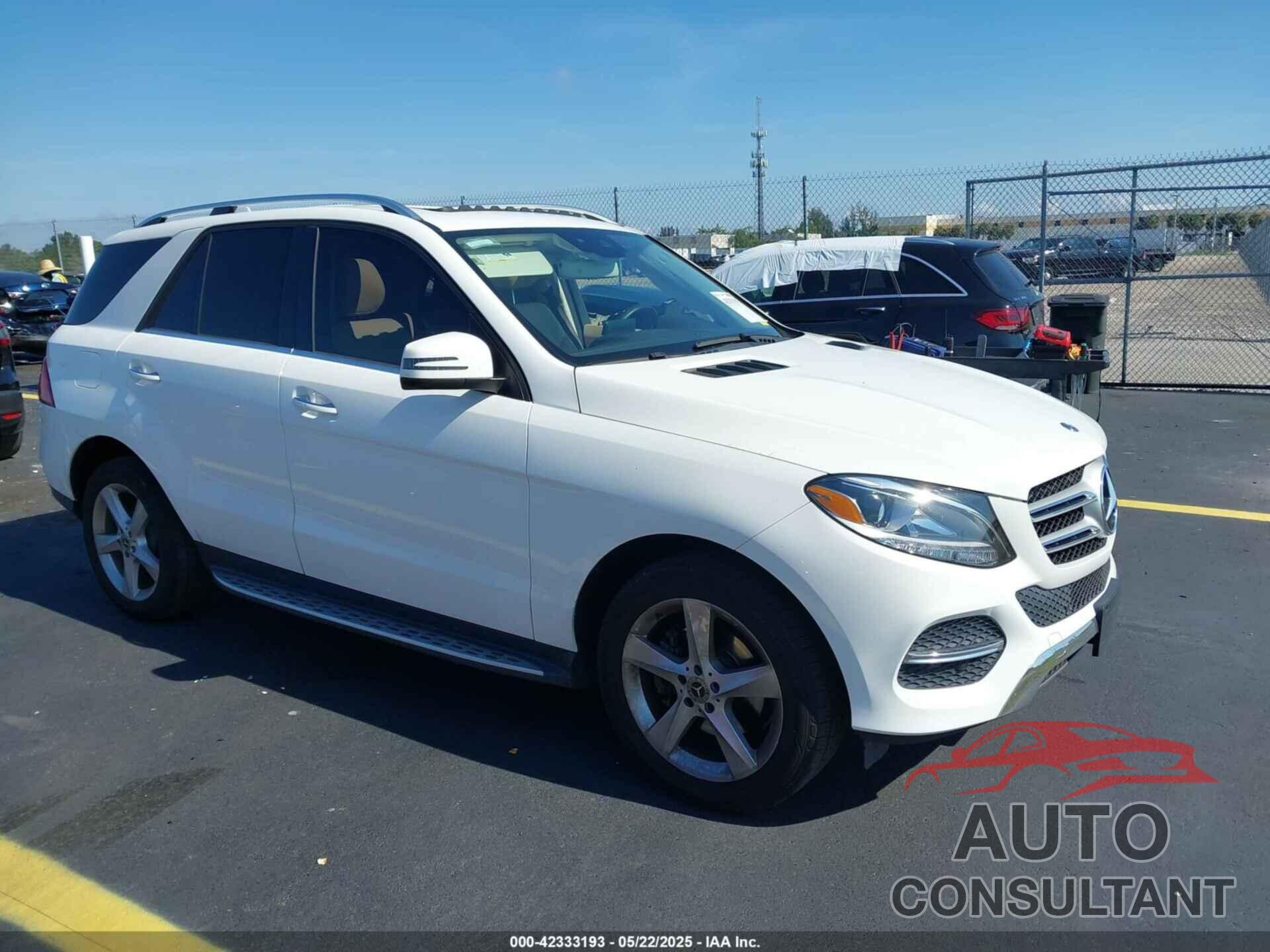 MERCEDES-BENZ GLE 350 2018 - 4JGDA5JB5JB196210
