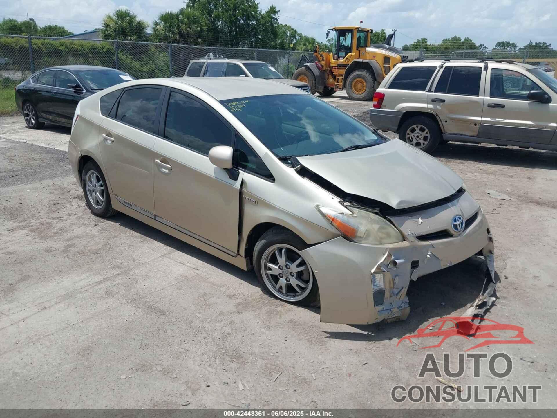 TOYOTA PRIUS 2011 - JTDKN3DU3B1391344