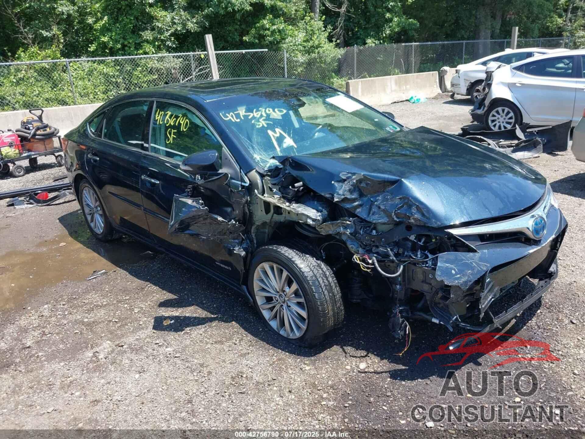TOYOTA AVALON HYBRID 2017 - 4T1BD1EBXHU058713