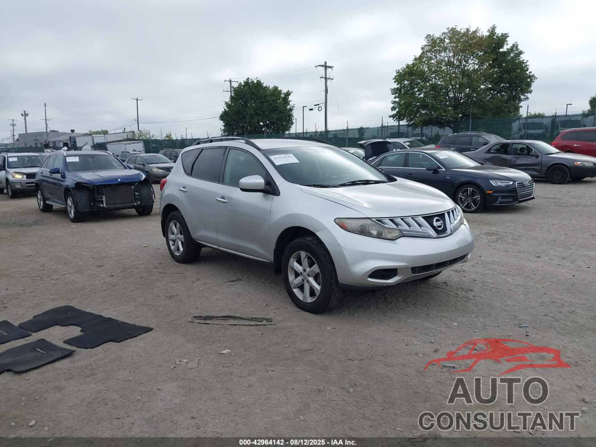 NISSAN MURANO 2009 - JN8AZ18W09W107122