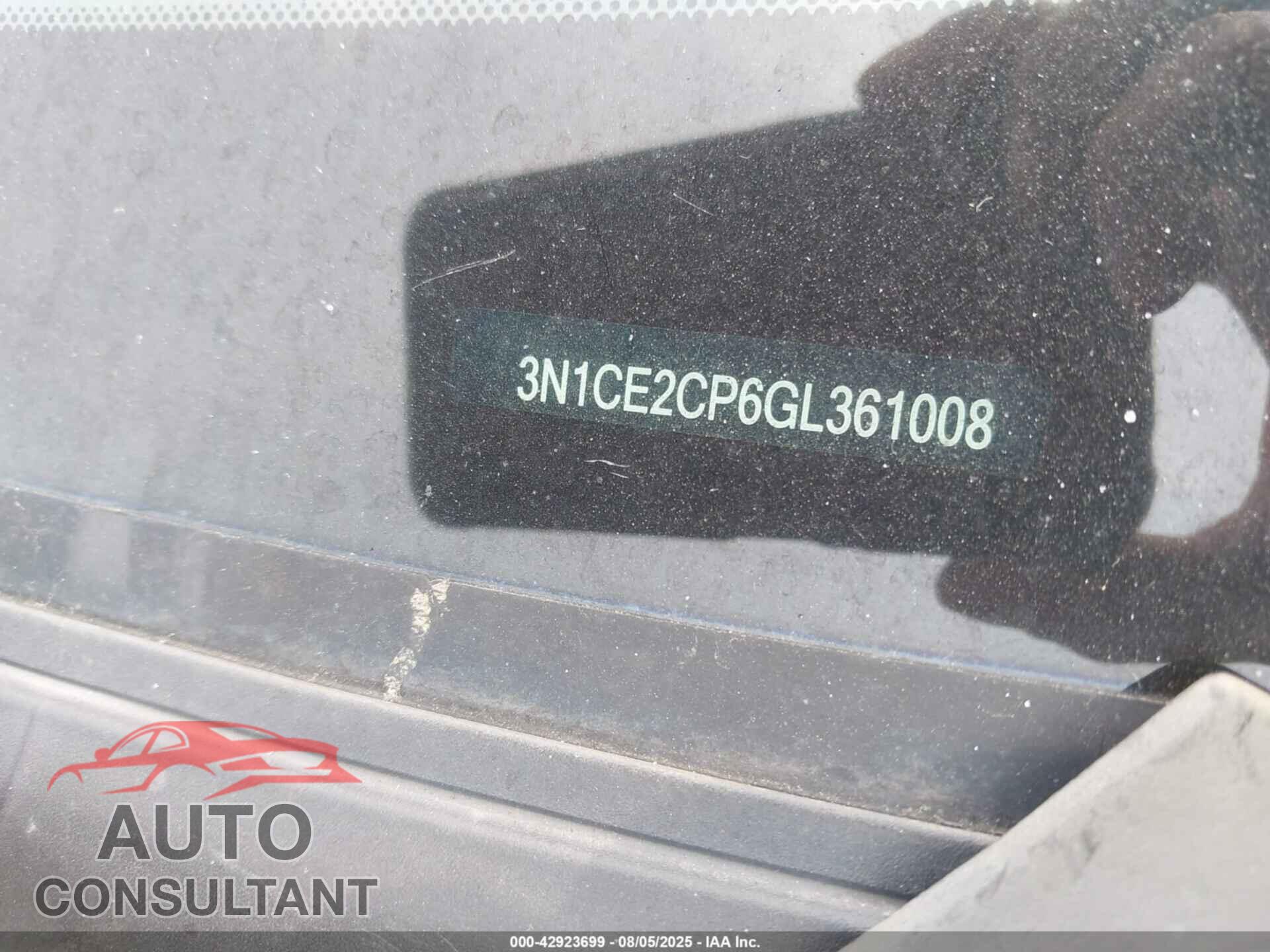 NISSAN VERSA NOTE 2016 - 3N1CE2CP6GL361008