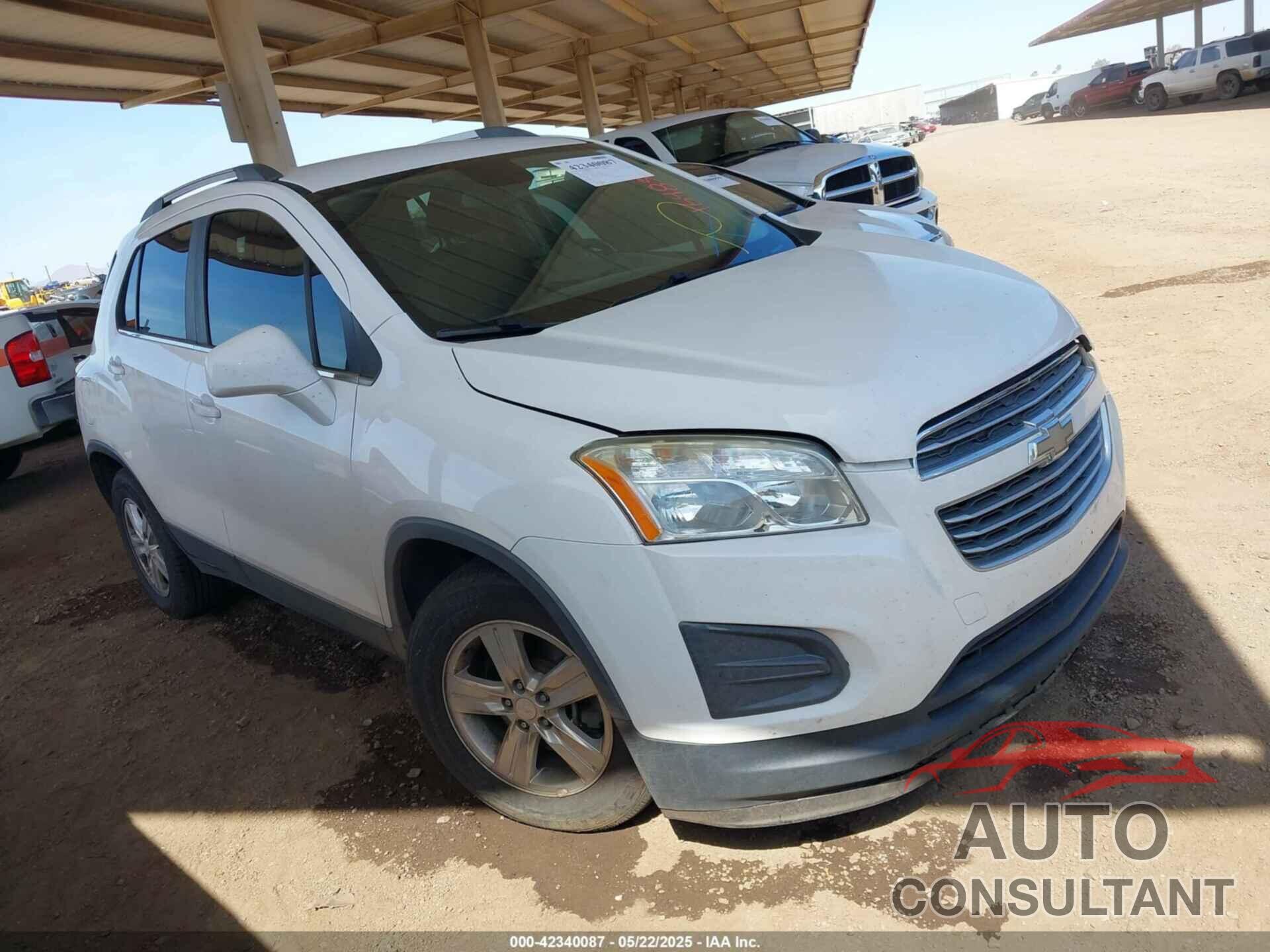 CHEVROLET TRAX 2016 - 3GNCJLSB2GL164834