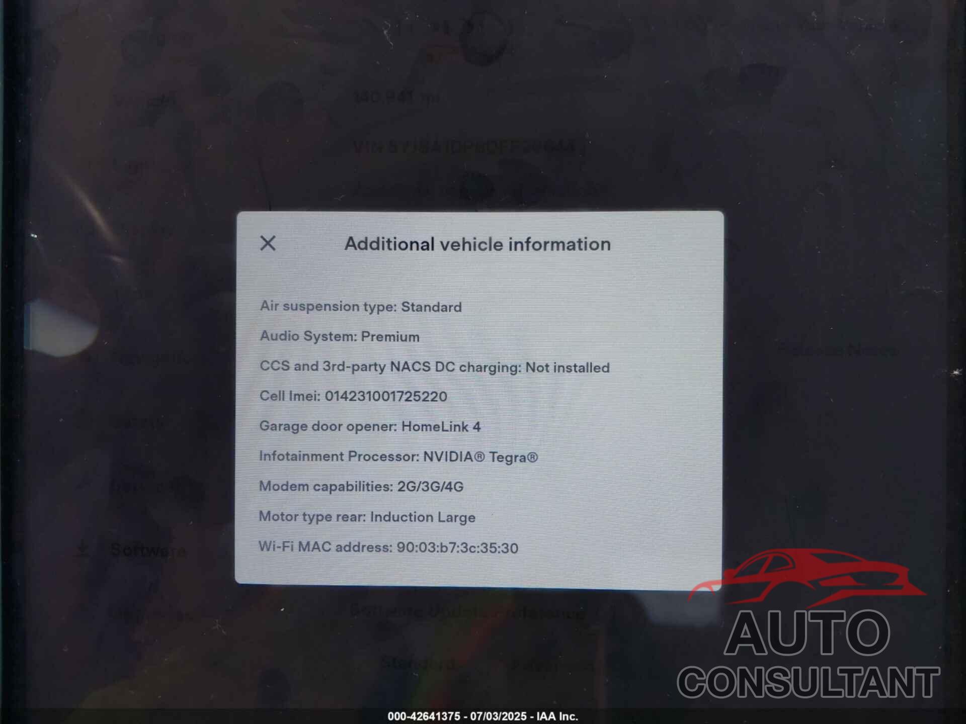 TESLA MODEL S 2013 - 5YJSA1DP8DFP28644