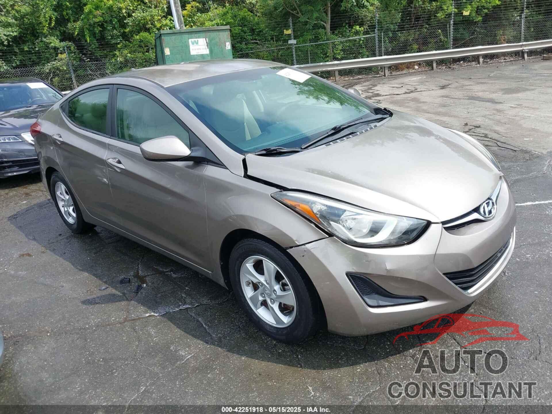 HYUNDAI ELANTRA 2014 - 5NPDH4AE9EH523832