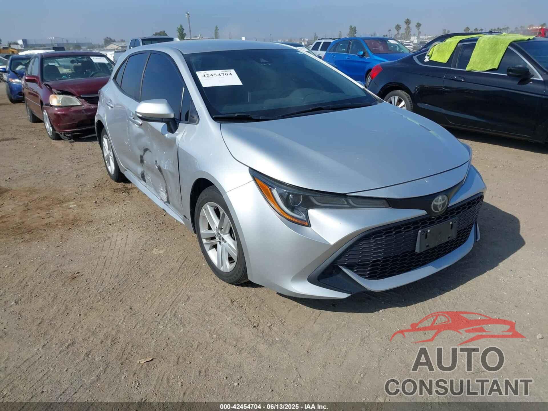 TOYOTA COROLLA 2019 - JTNK4RBE9K3003874