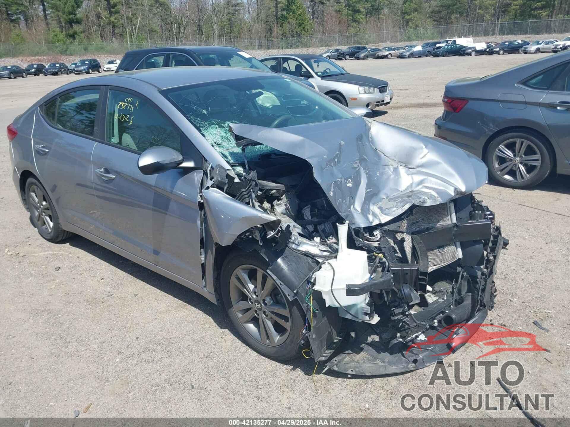 HYUNDAI ELANTRA 2017 - 5NPD84LFXHH159480