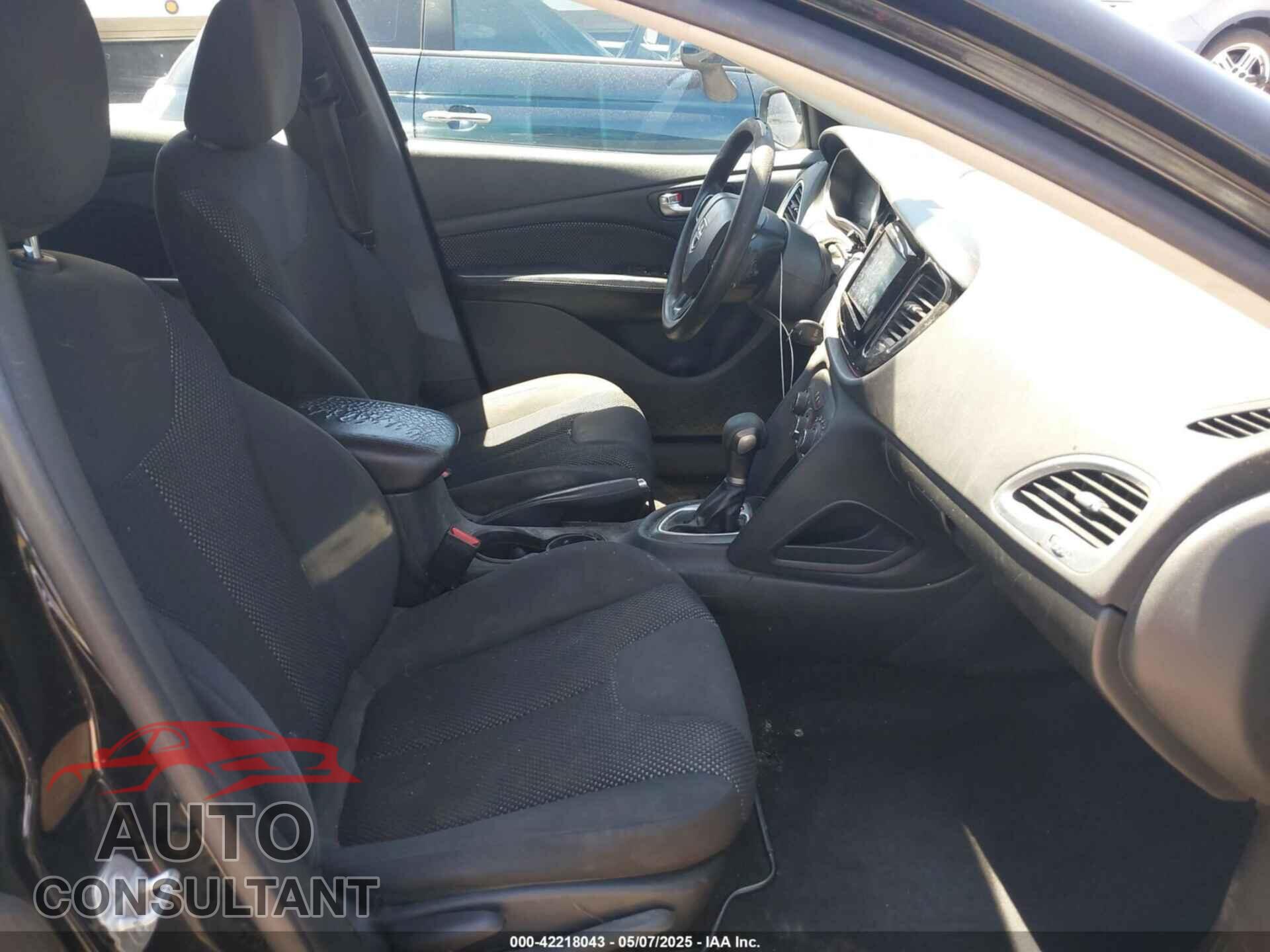 DODGE DART 2016 - 1C3CDFAA9GD504209