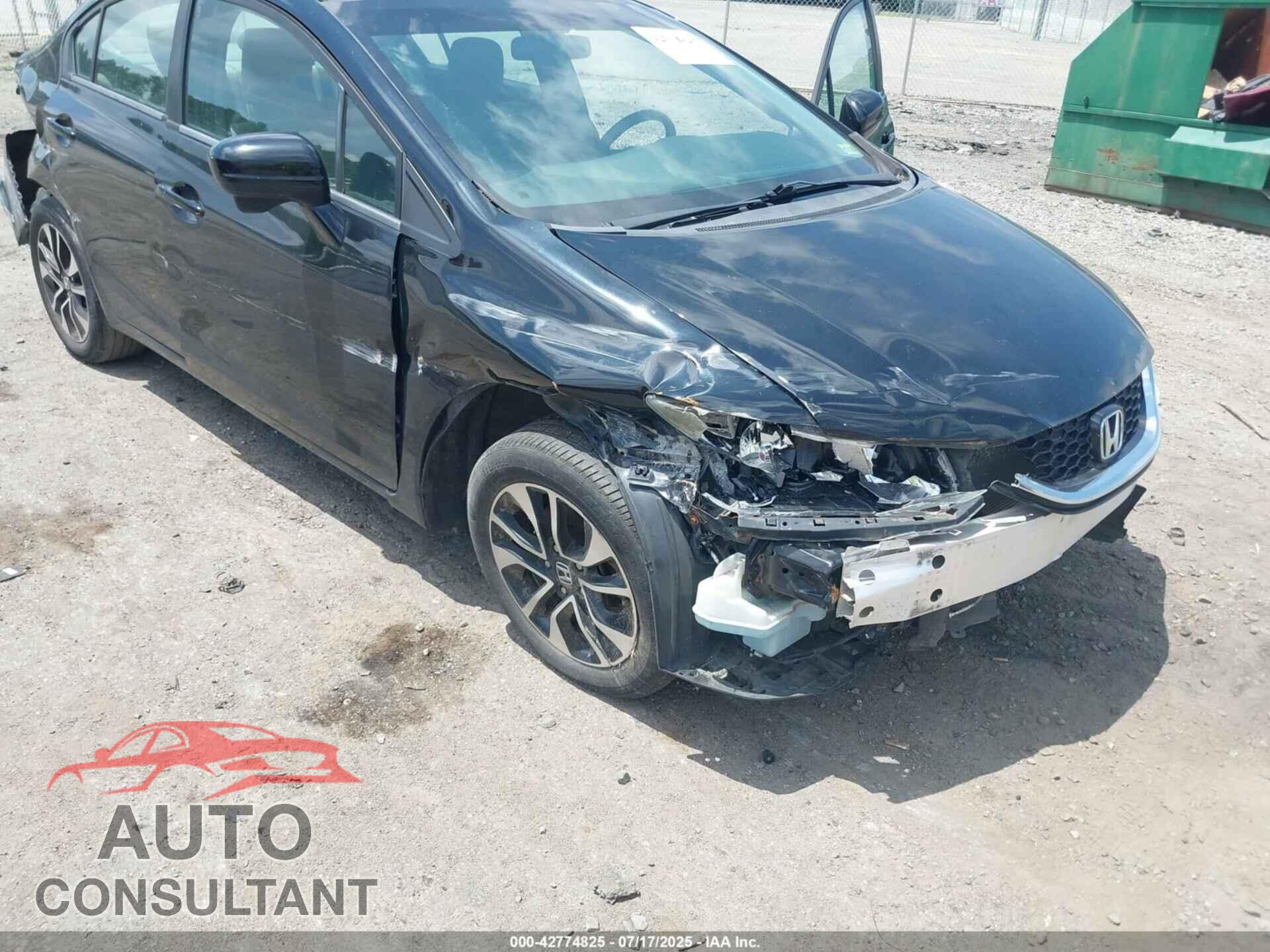 HONDA CIVIC 2015 - 19XFB2F82FE217675