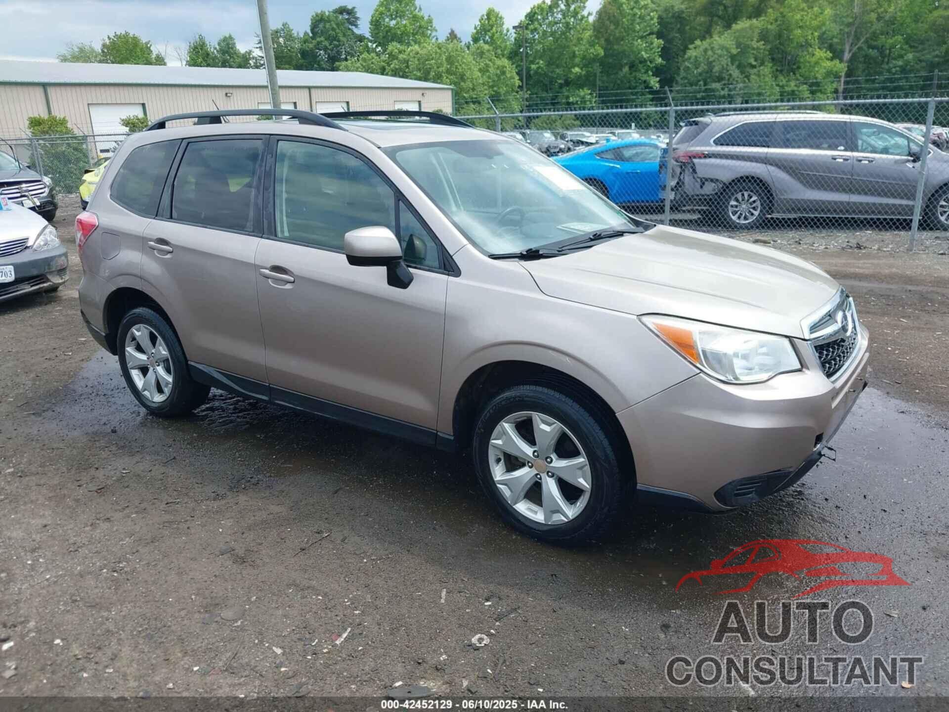 SUBARU FORESTER 2015 - JF2SJADC8FH555340