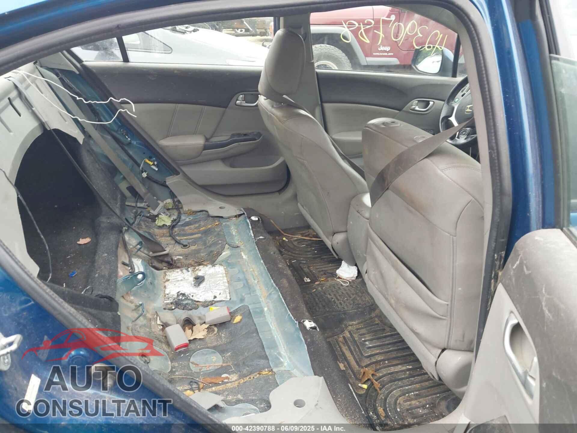 HONDA CIVIC 2012 - 19XFB2F93CE339904