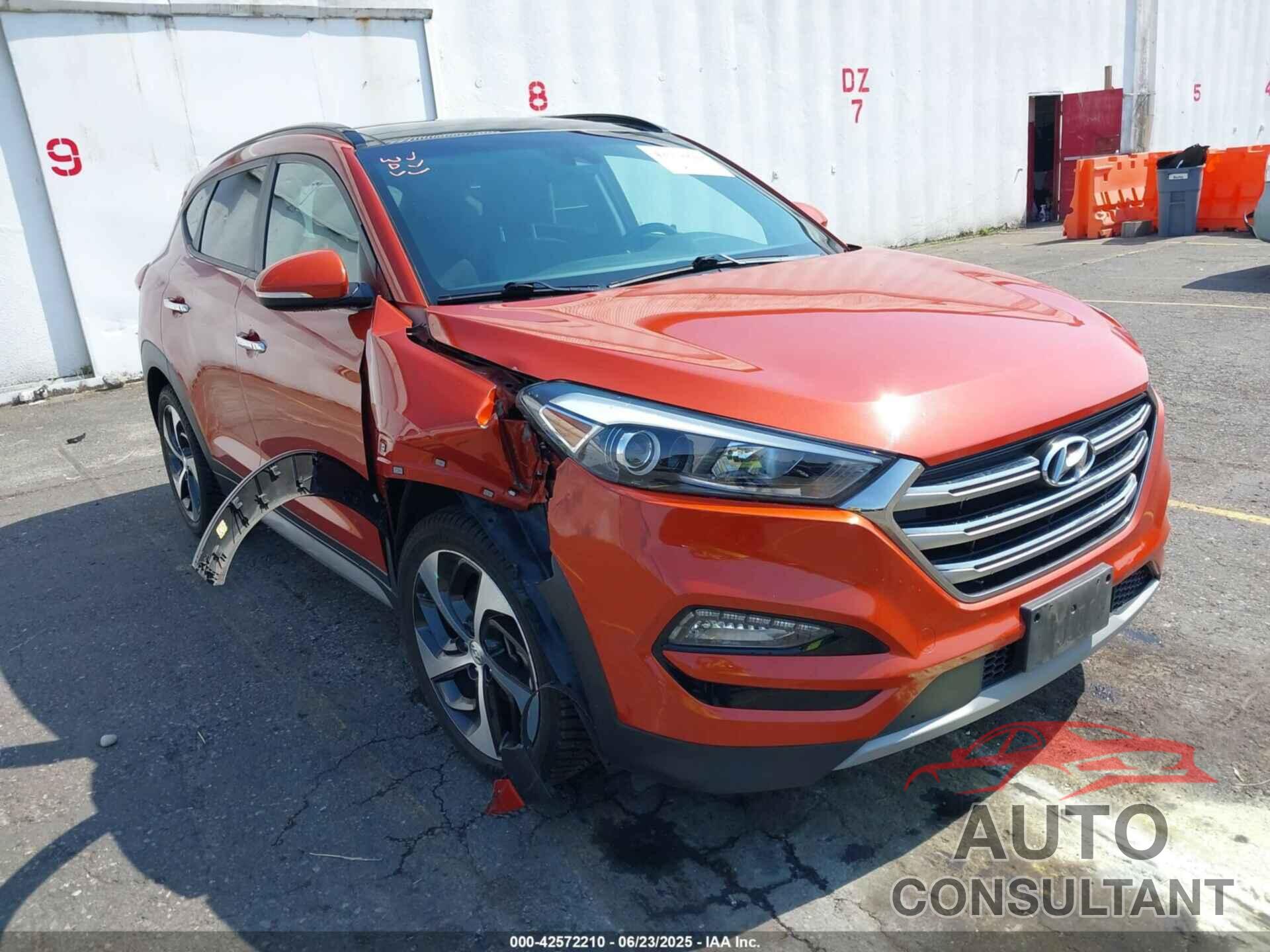 HYUNDAI TUCSON 2017 - KM8J3CA26HU497522