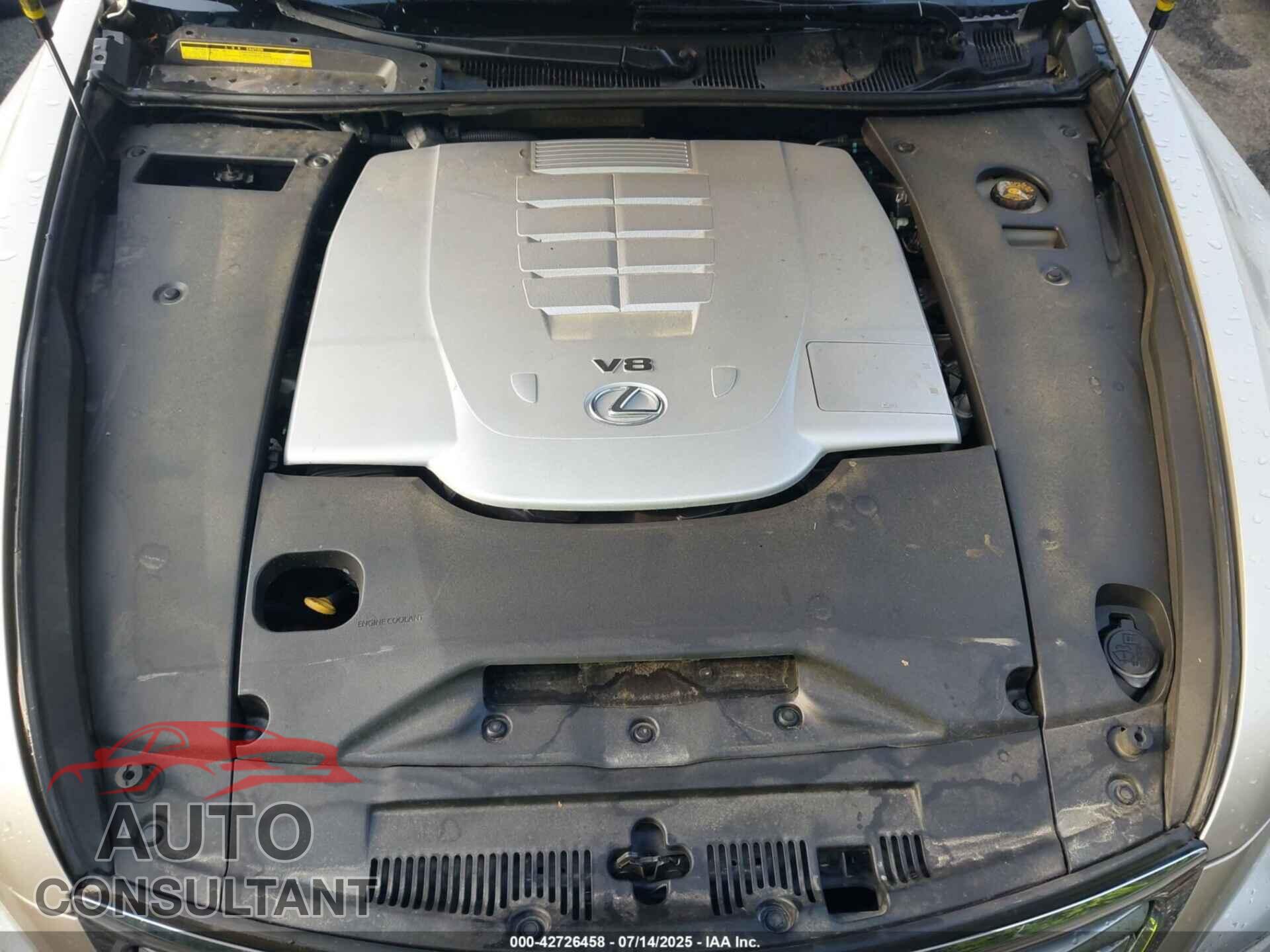 LEXUS LS 460 2012 - JTHBL5EF5C5111062