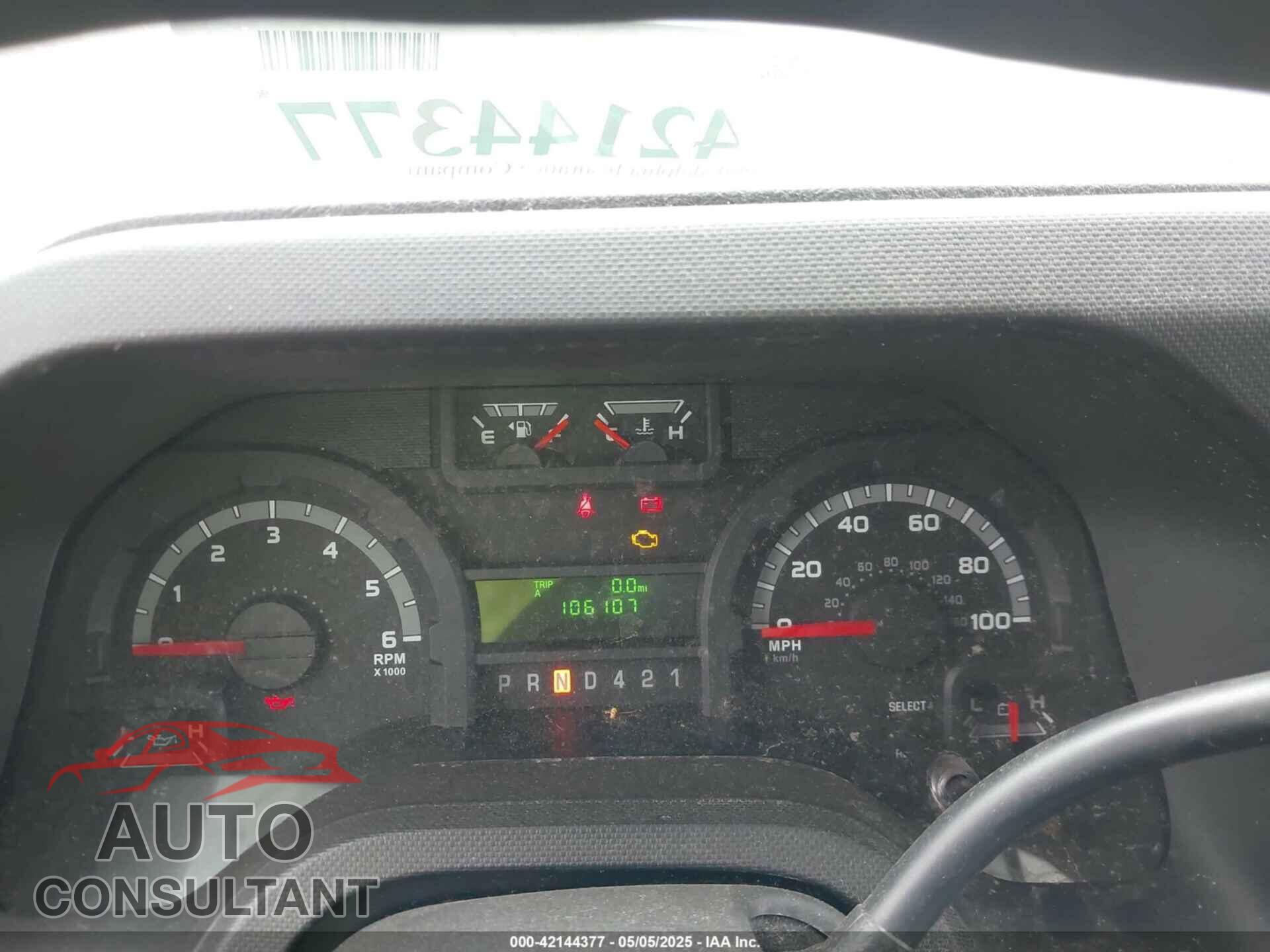 FORD E-450 CUTAWAY 2017 - 1FDFE4FSXHDC67156