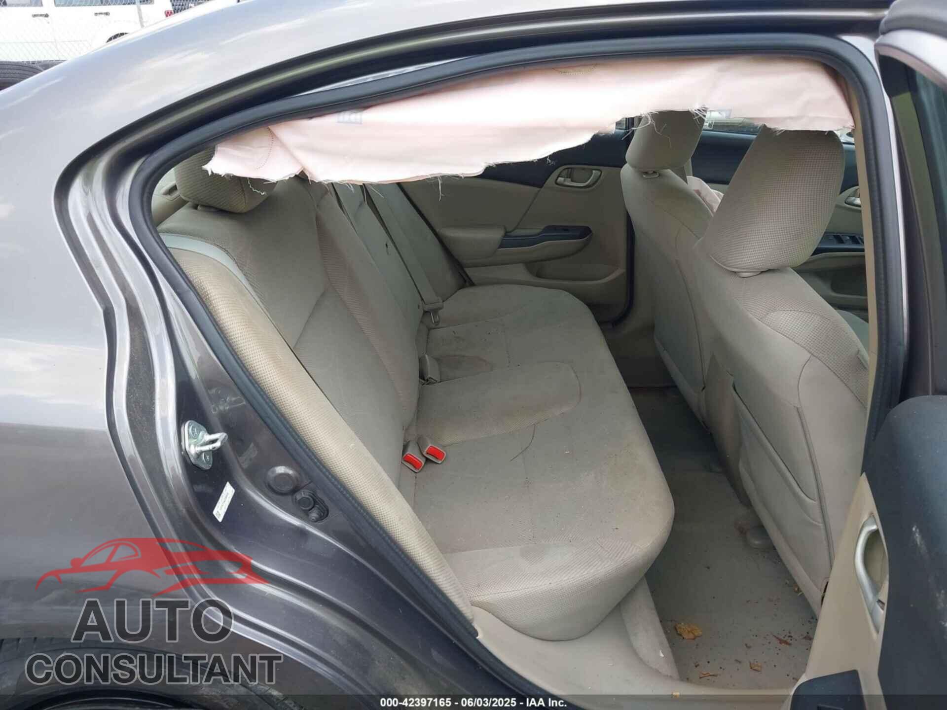 HONDA CIVIC 2012 - 19XFB2F54CE388638