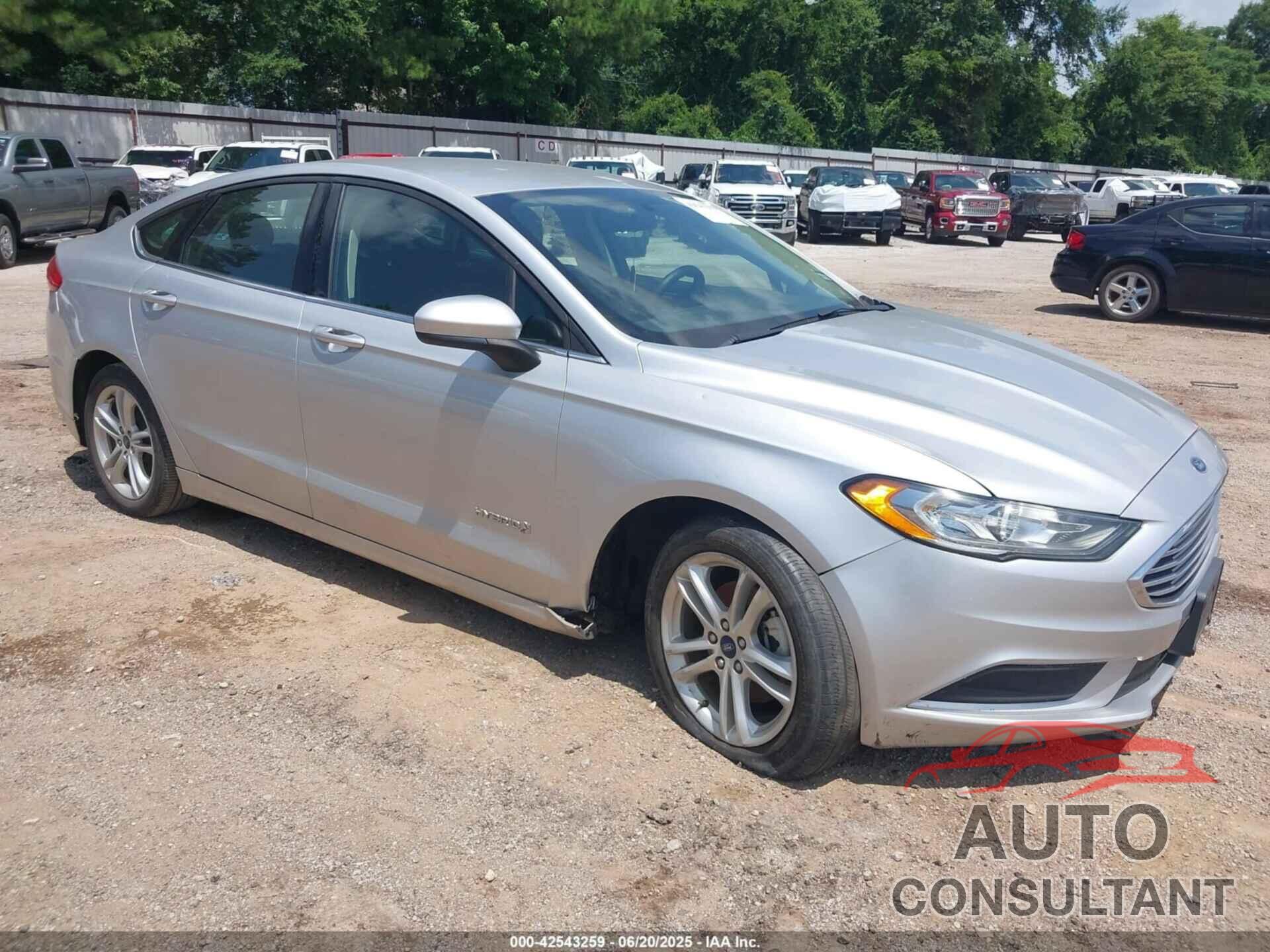 FORD FUSION HYBRID 2018 - 3FA6P0LU2JR172557