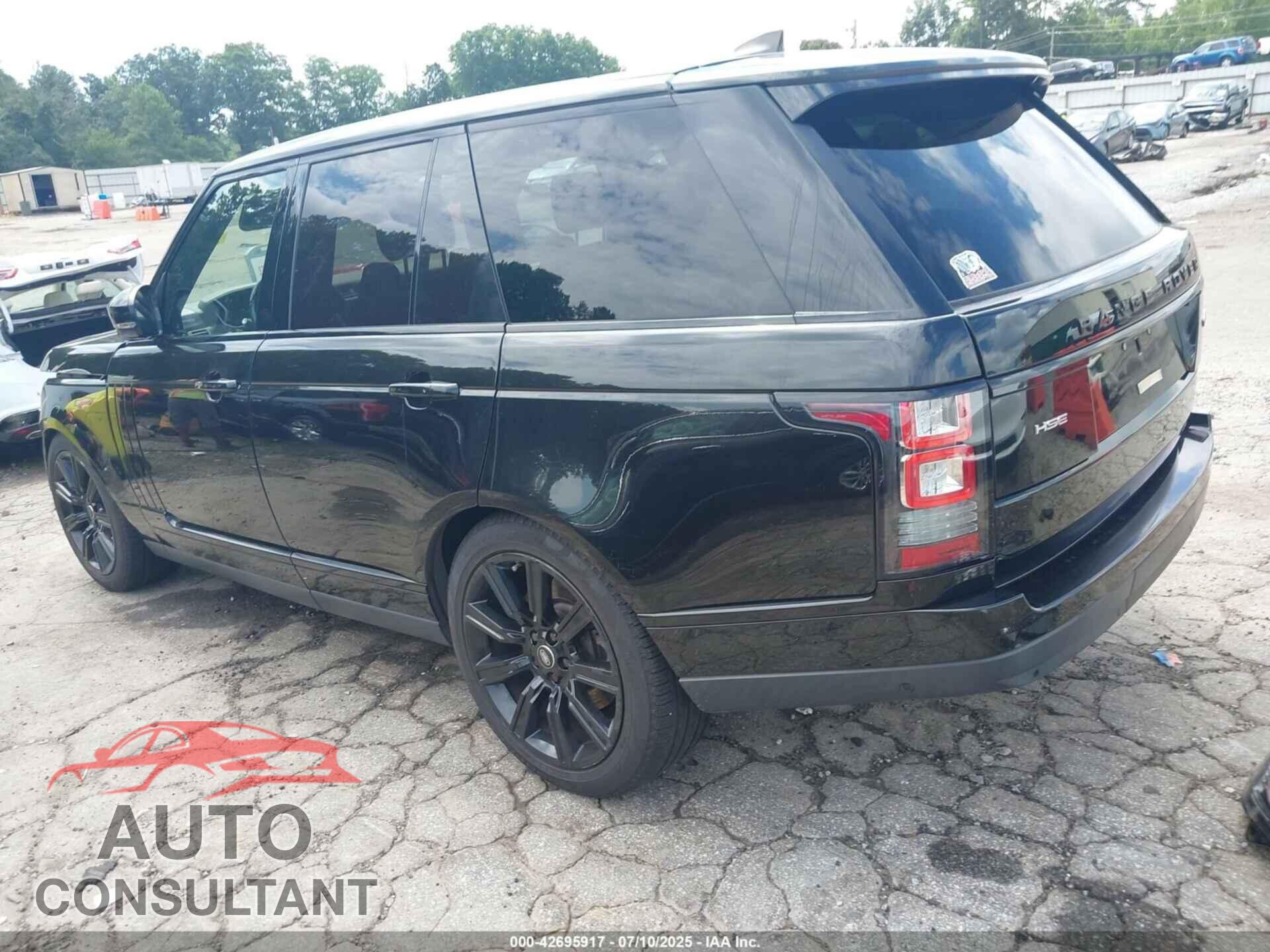 LAND ROVER RANGE ROVER 2017 - SALGS2FV0HA324751