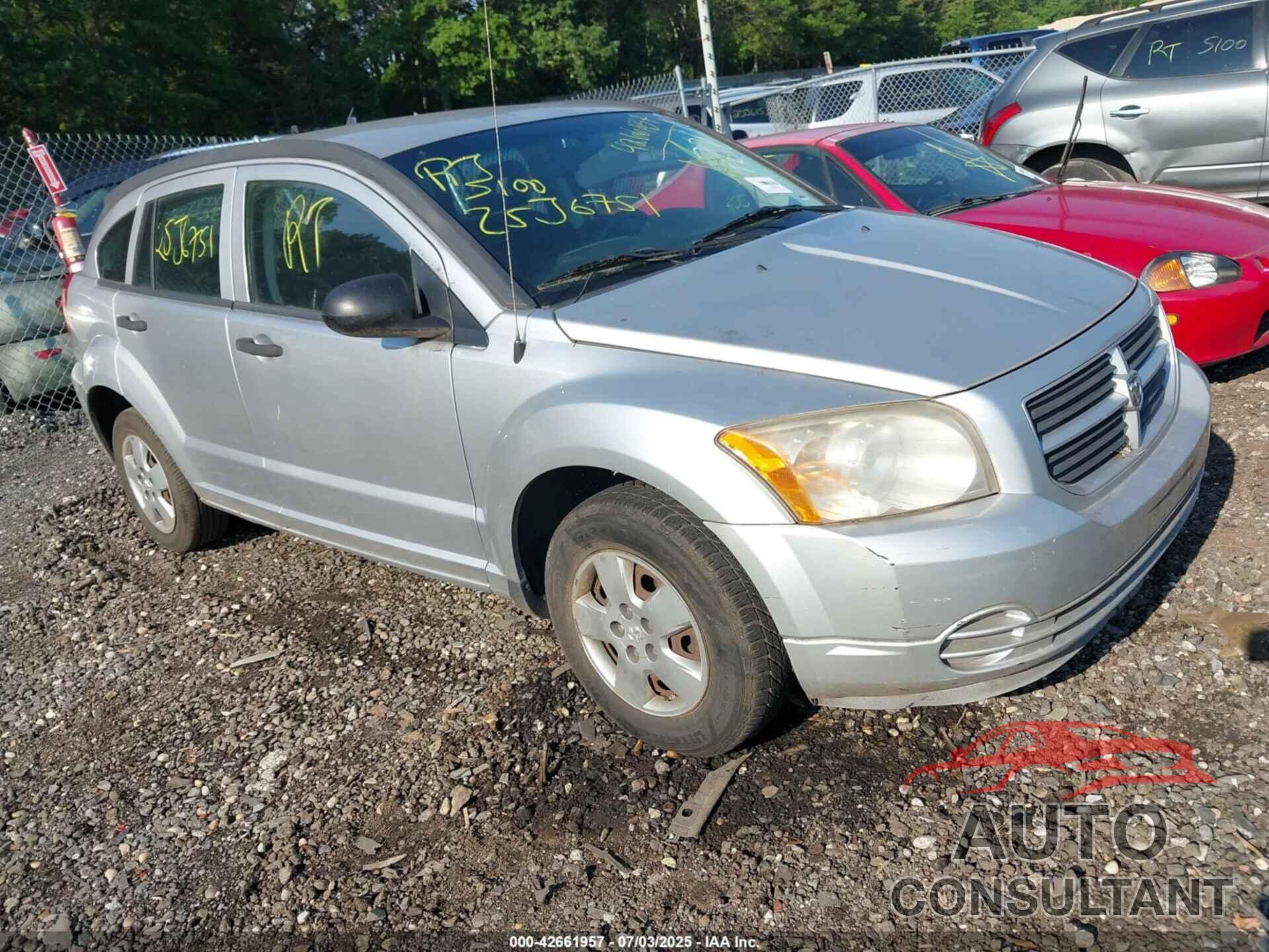 DODGE CALIBER 2009 - 1B3HB28A69D217419