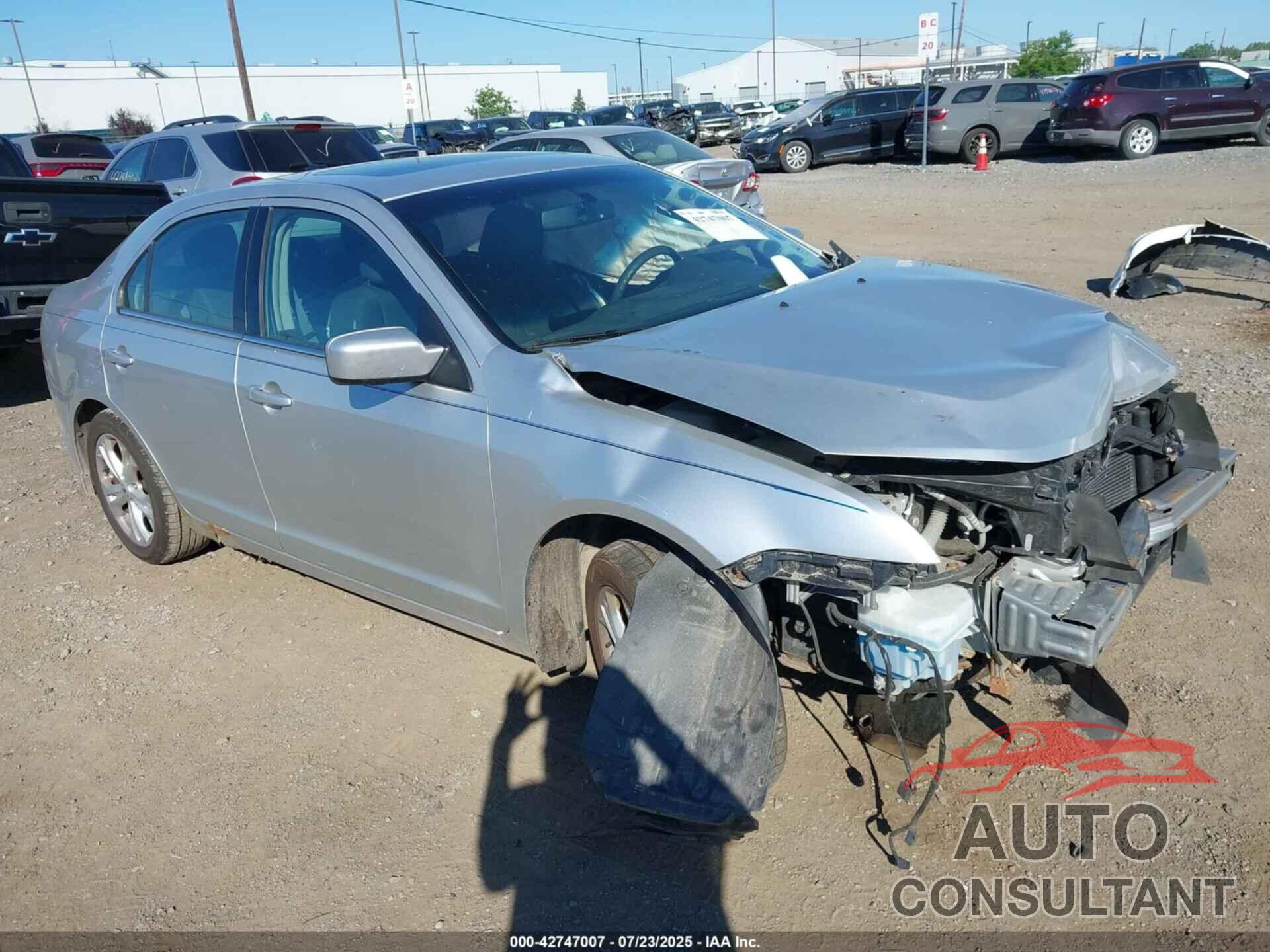 FORD FUSION 2012 - 3FAHP0HG6CR245251