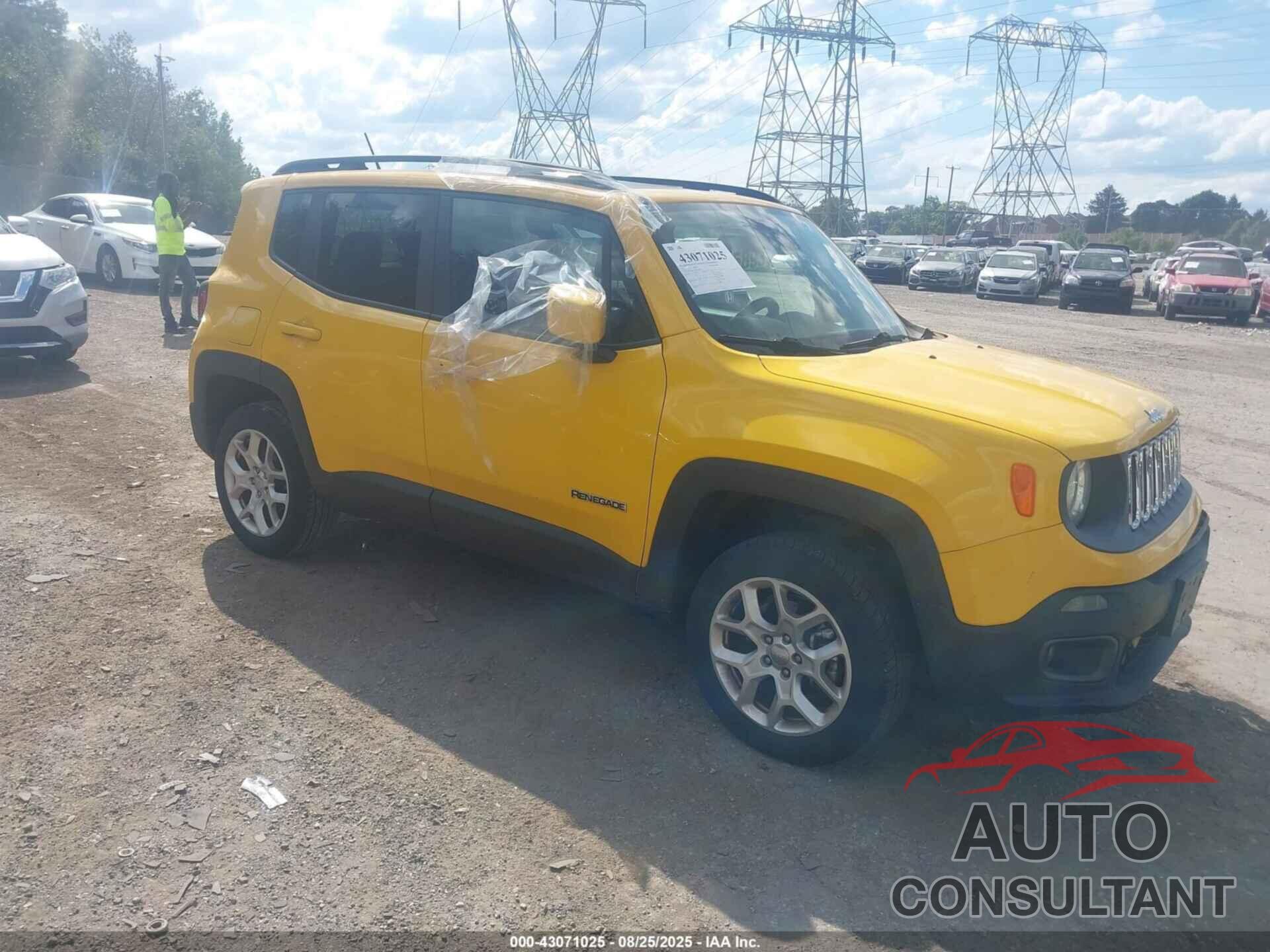 JEEP RENEGADE 2015 - ZACCJBBT0FPC46417