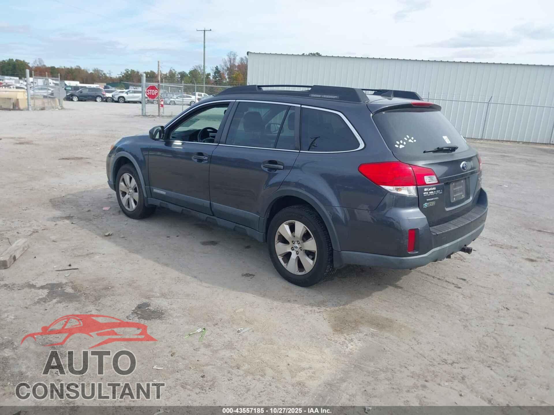 SUBARU OUTBACK 2012 - 4S4BRDKC2C2276875