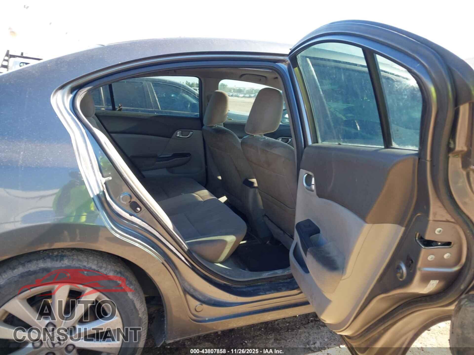 HONDA CIVIC 2012 - 2HGFB2F86CH311446