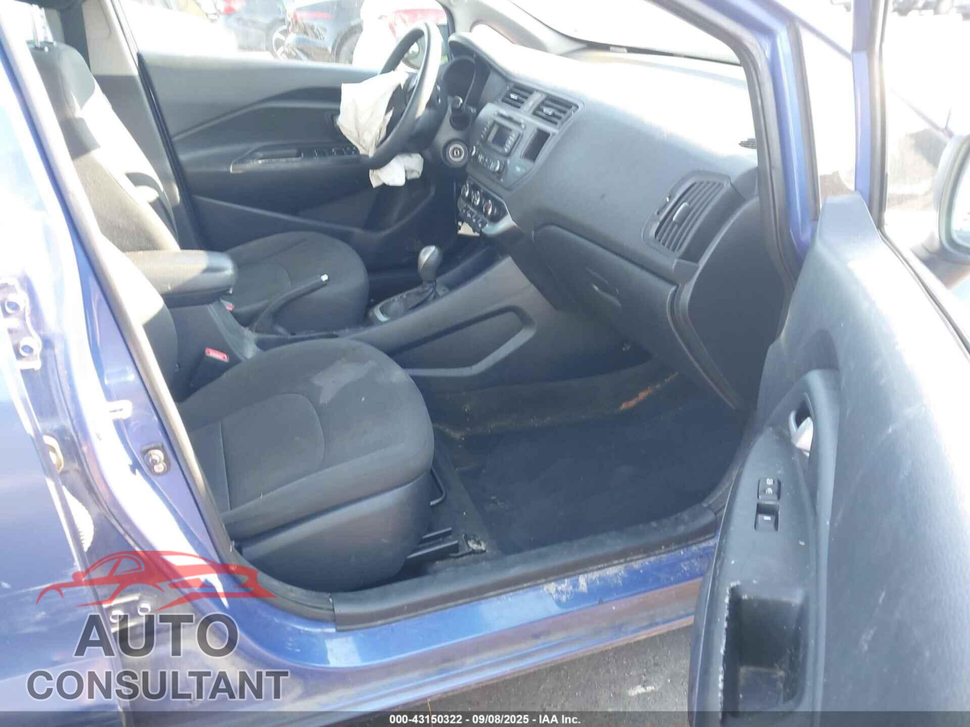 KIA RIO5 2012 - KNADN5A35C6090852