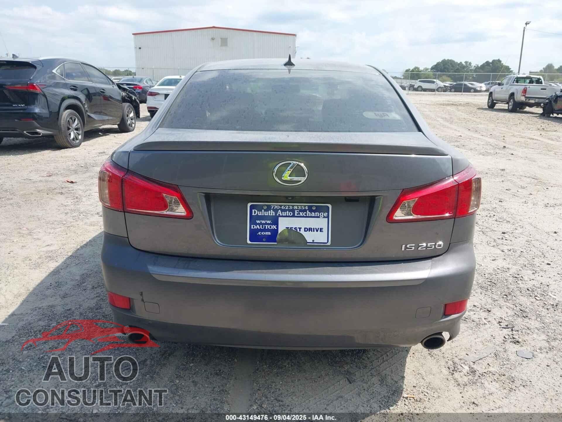 LEXUS IS 250 2012 - JTHBF5C2XC5158563