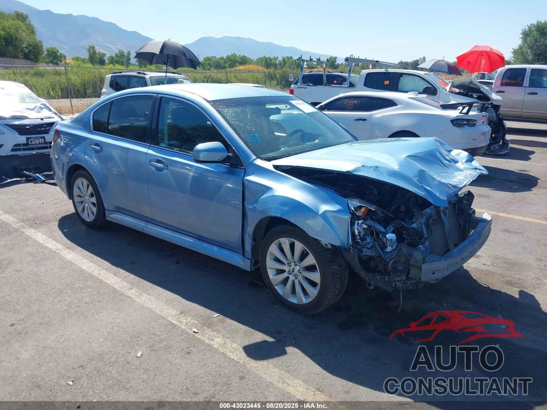 SUBARU LEGACY 2012 - 4S3BMBJ60C3015175