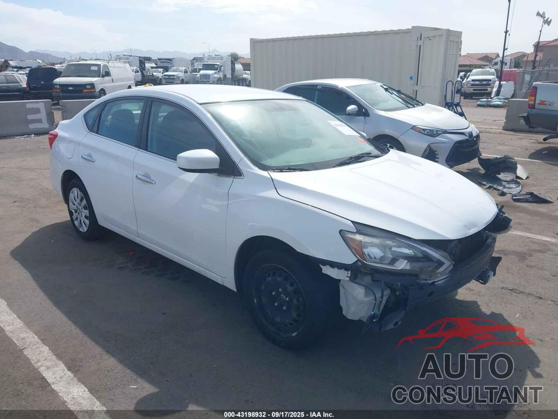 NISSAN SENTRA 2019 - 3N1AB7AP2KY412306
