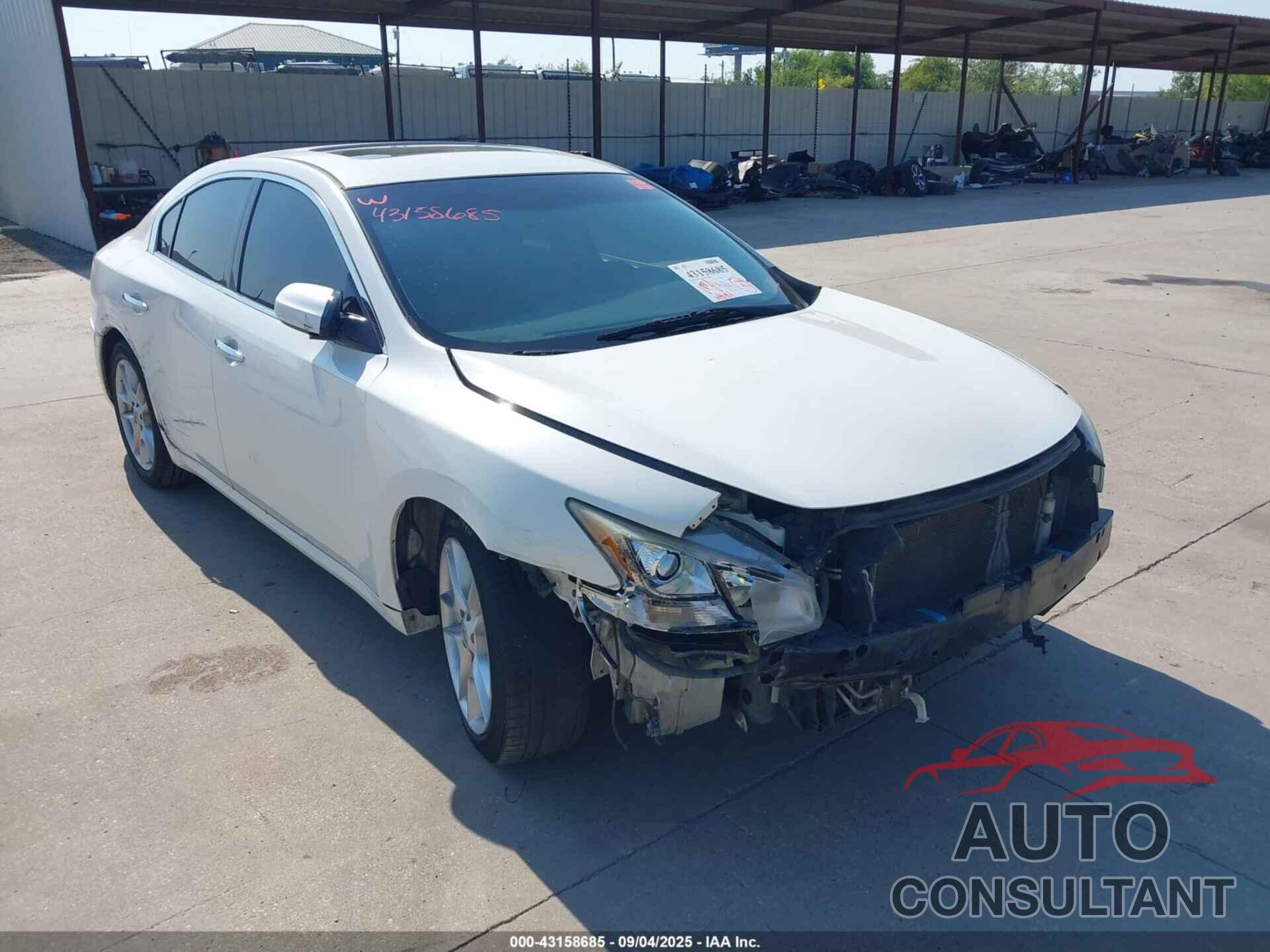 NISSAN MAXIMA 2012 - 1N4AA5AP3CC849073