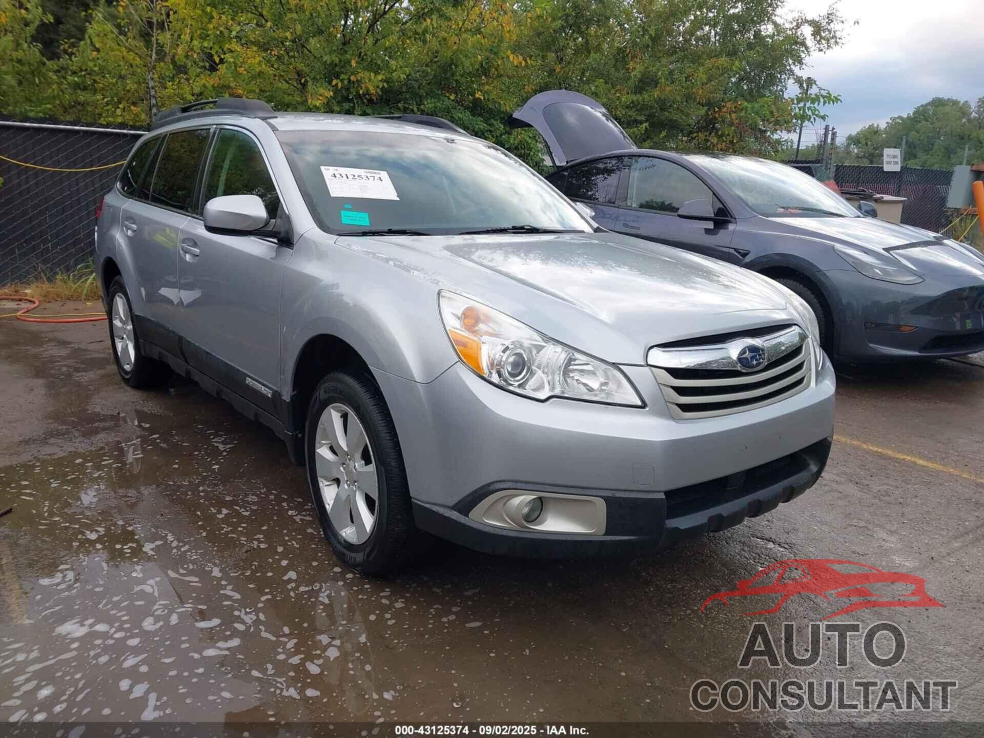 SUBARU OUTBACK 2012 - 4S4BRCCC9C3248168